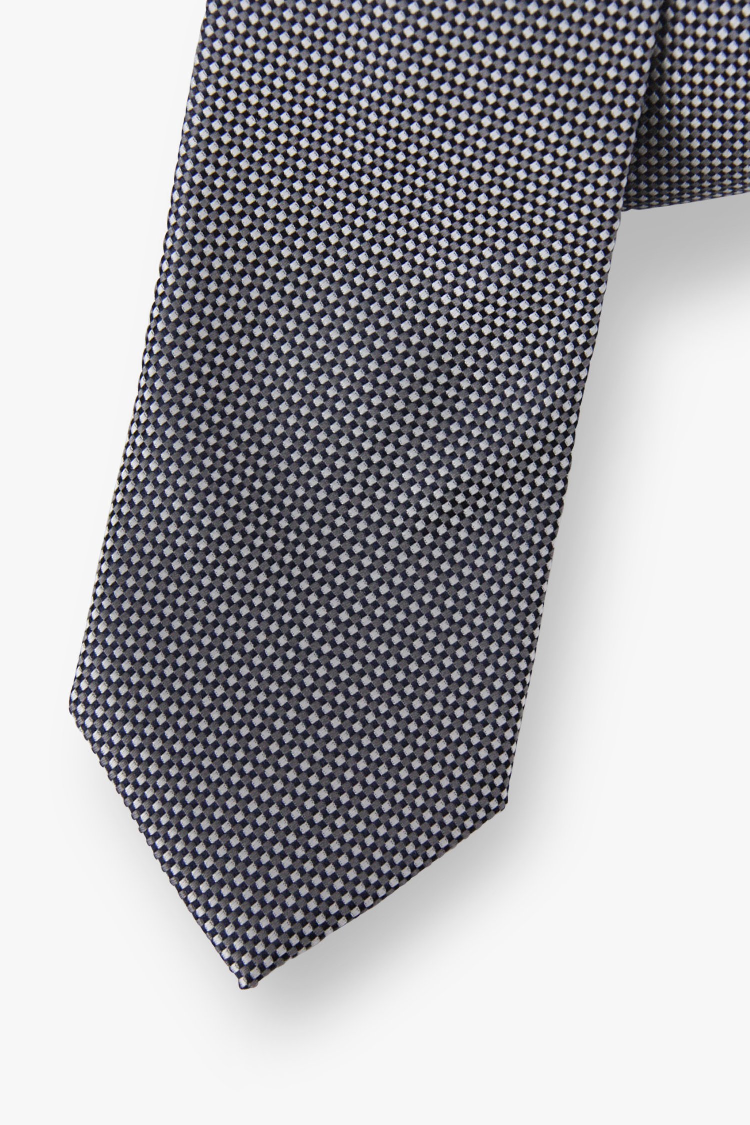 Cravate grise à motif fin  de Michaelis pour Hommes