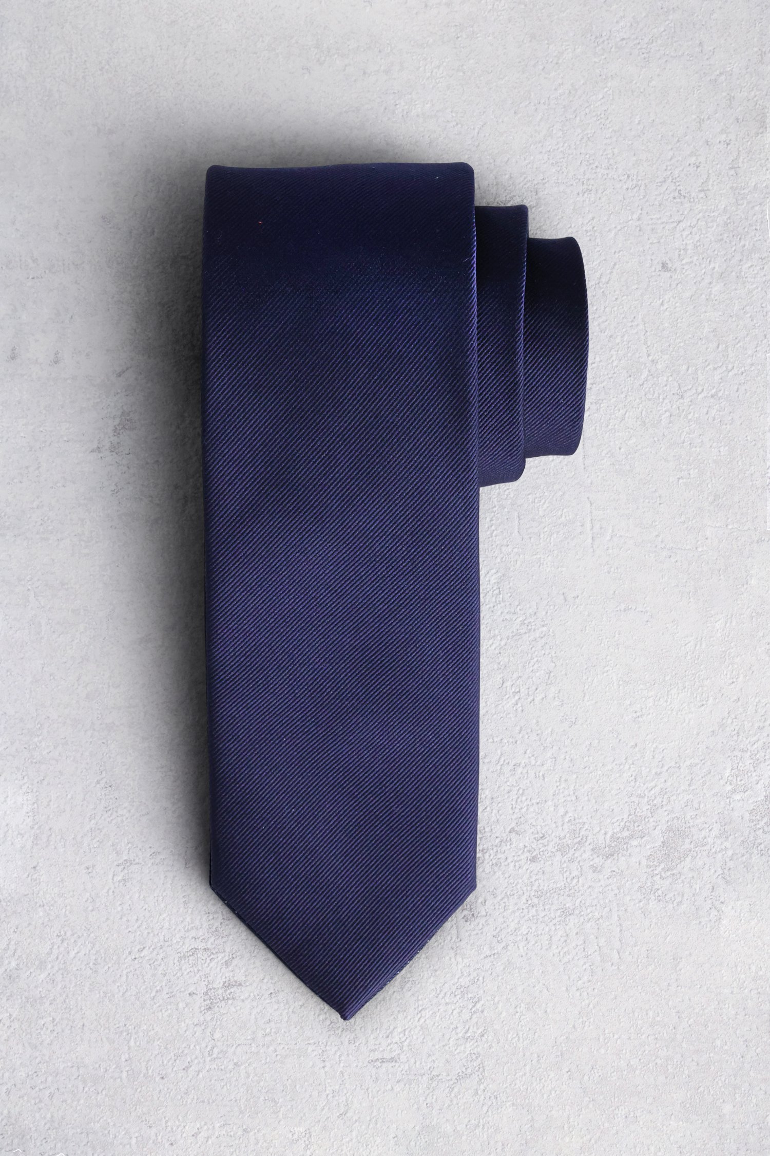 Cravate navy avec motif rayé de Liberty Island pour Hommes