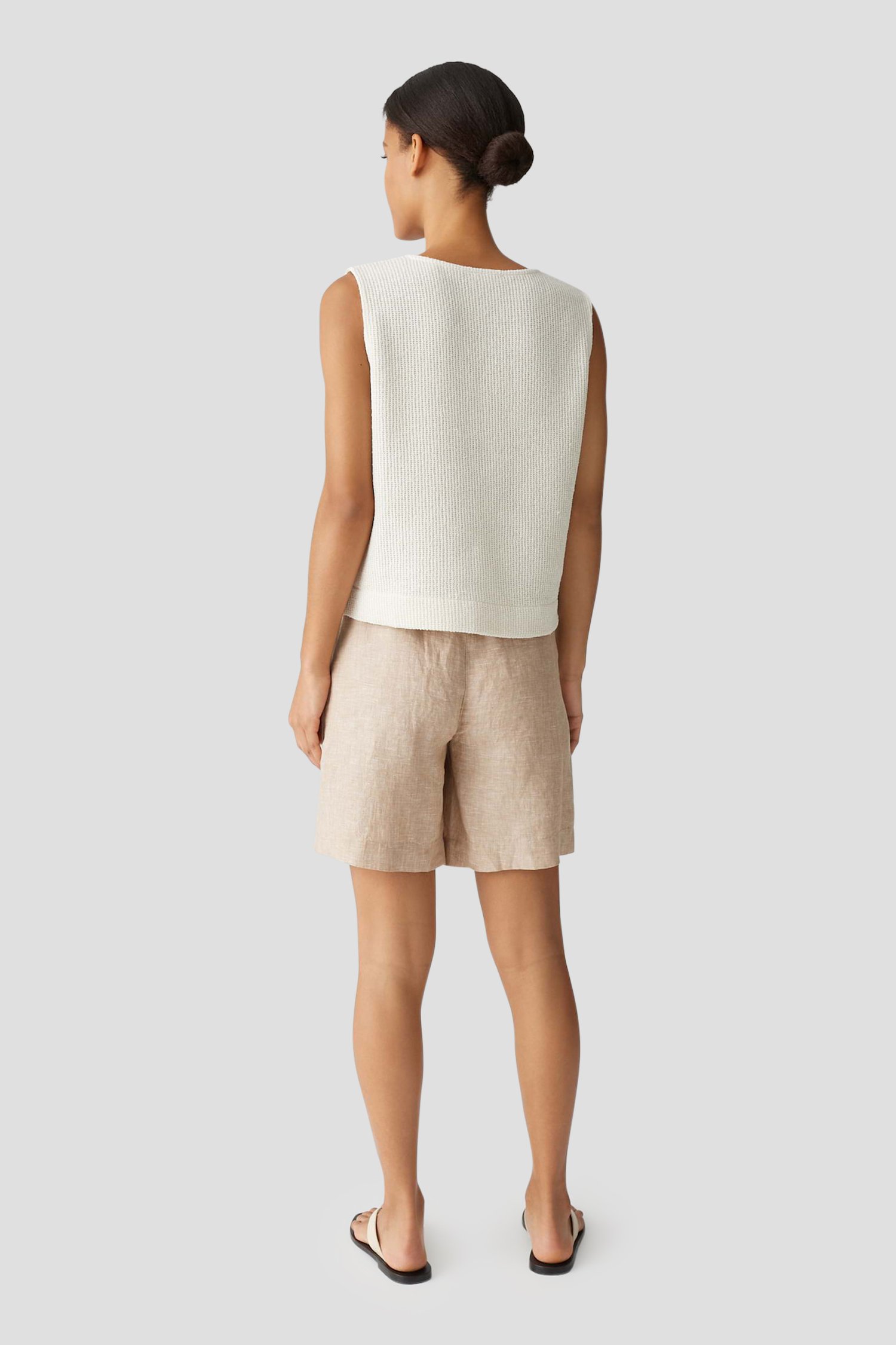 Débardeur beige en maille de Opus pour Femmes