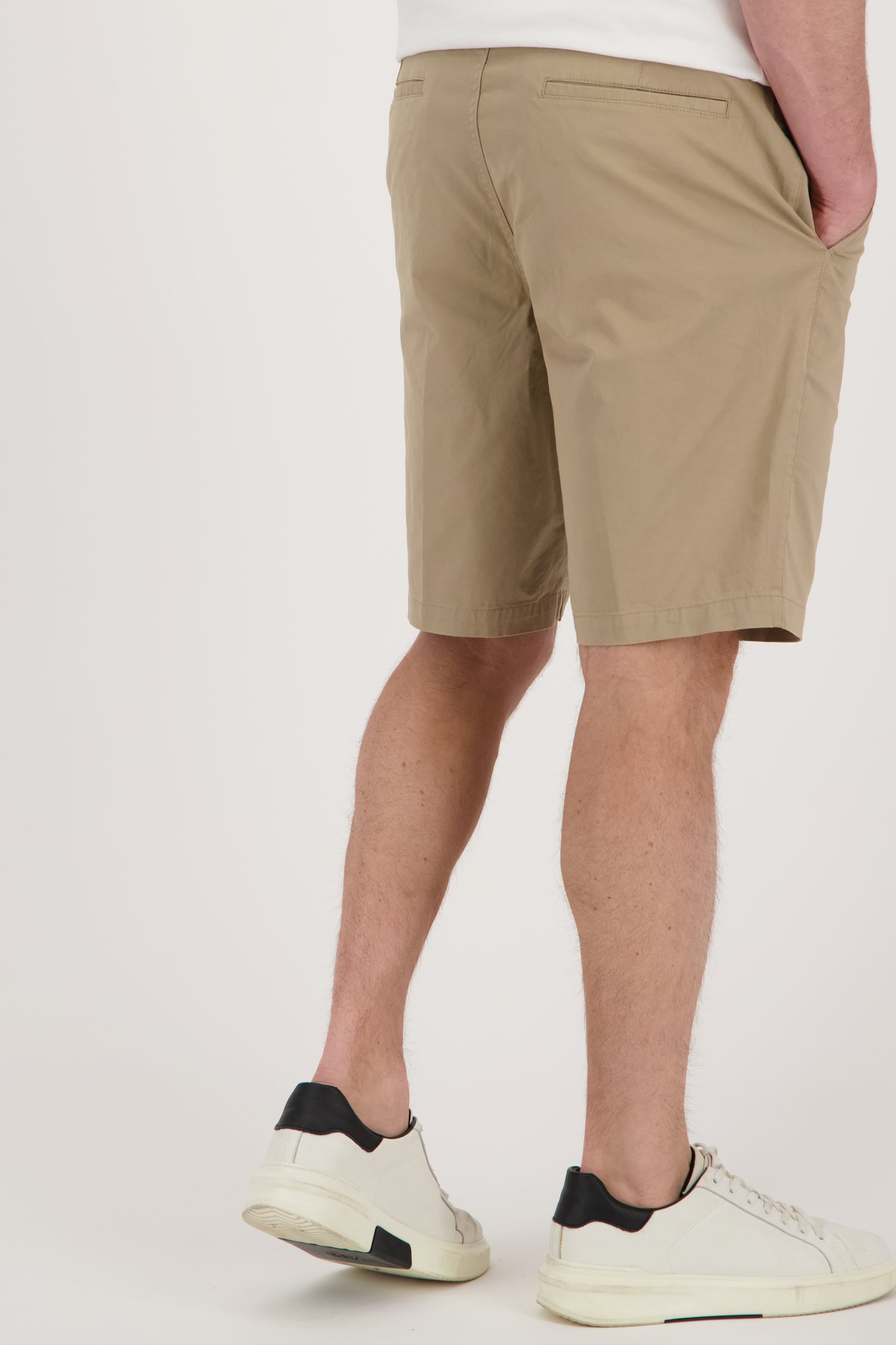 Donkerbeige bermuda van Dansaert Blue voor Heren