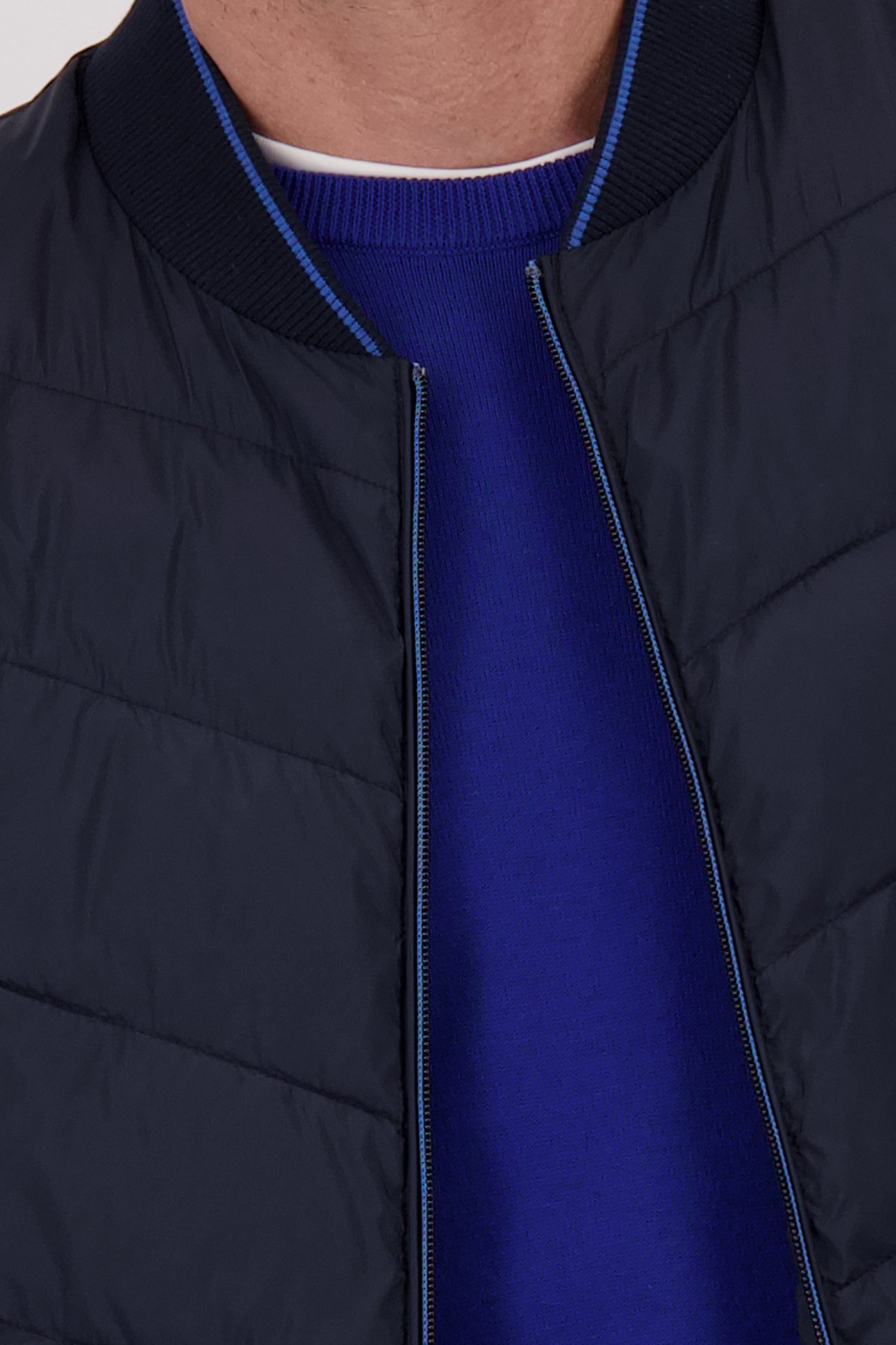 Donkerblauwe bodywarmer van Dansaert Blue voor Heren