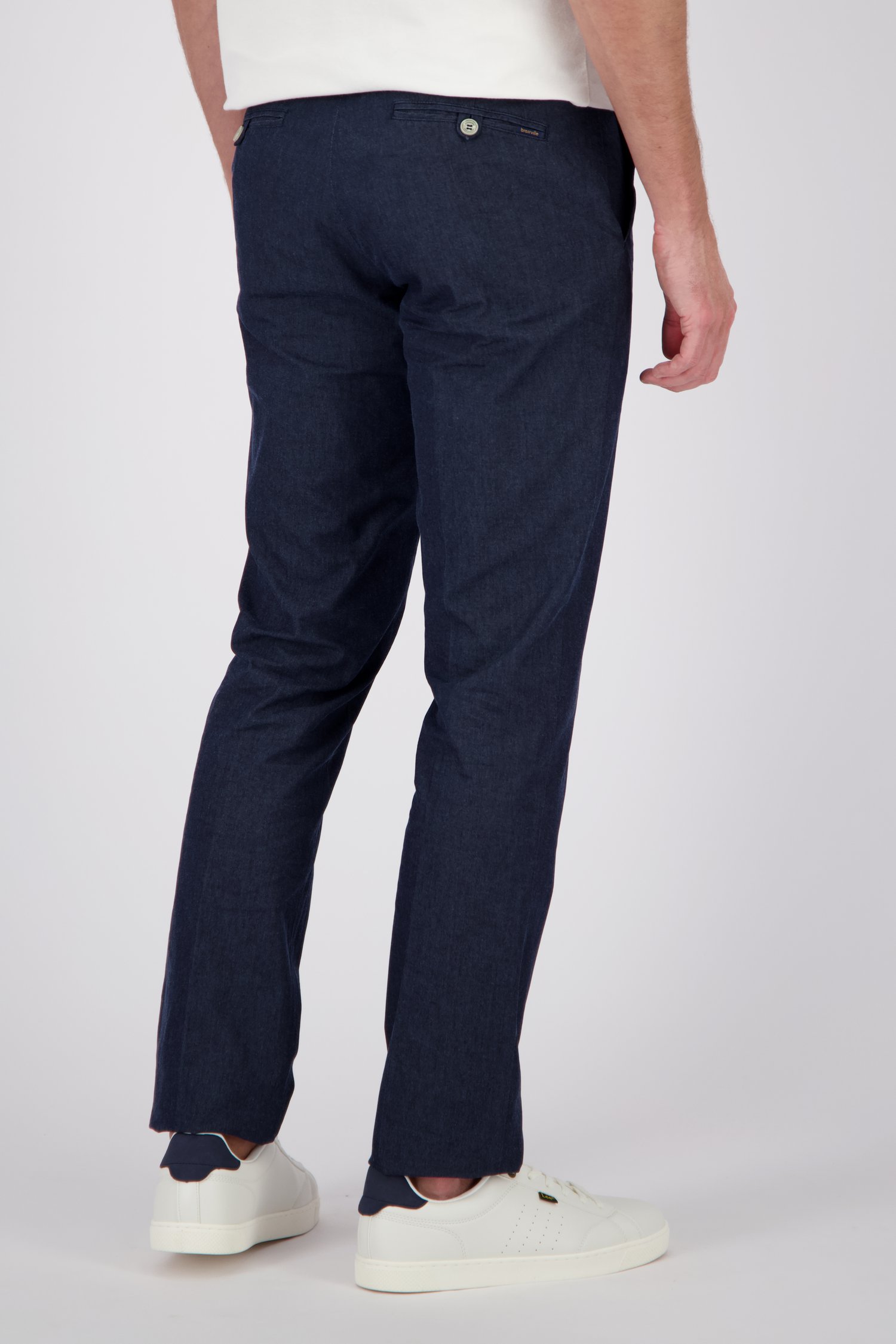 Donkerblauwe chino - Louisiana - Regular fit van Brassville voor Heren