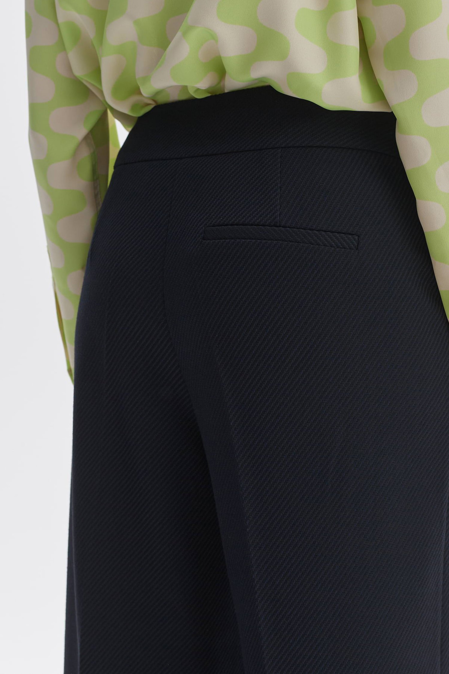 Donkerblauwe culotte  van Opus voor Dames