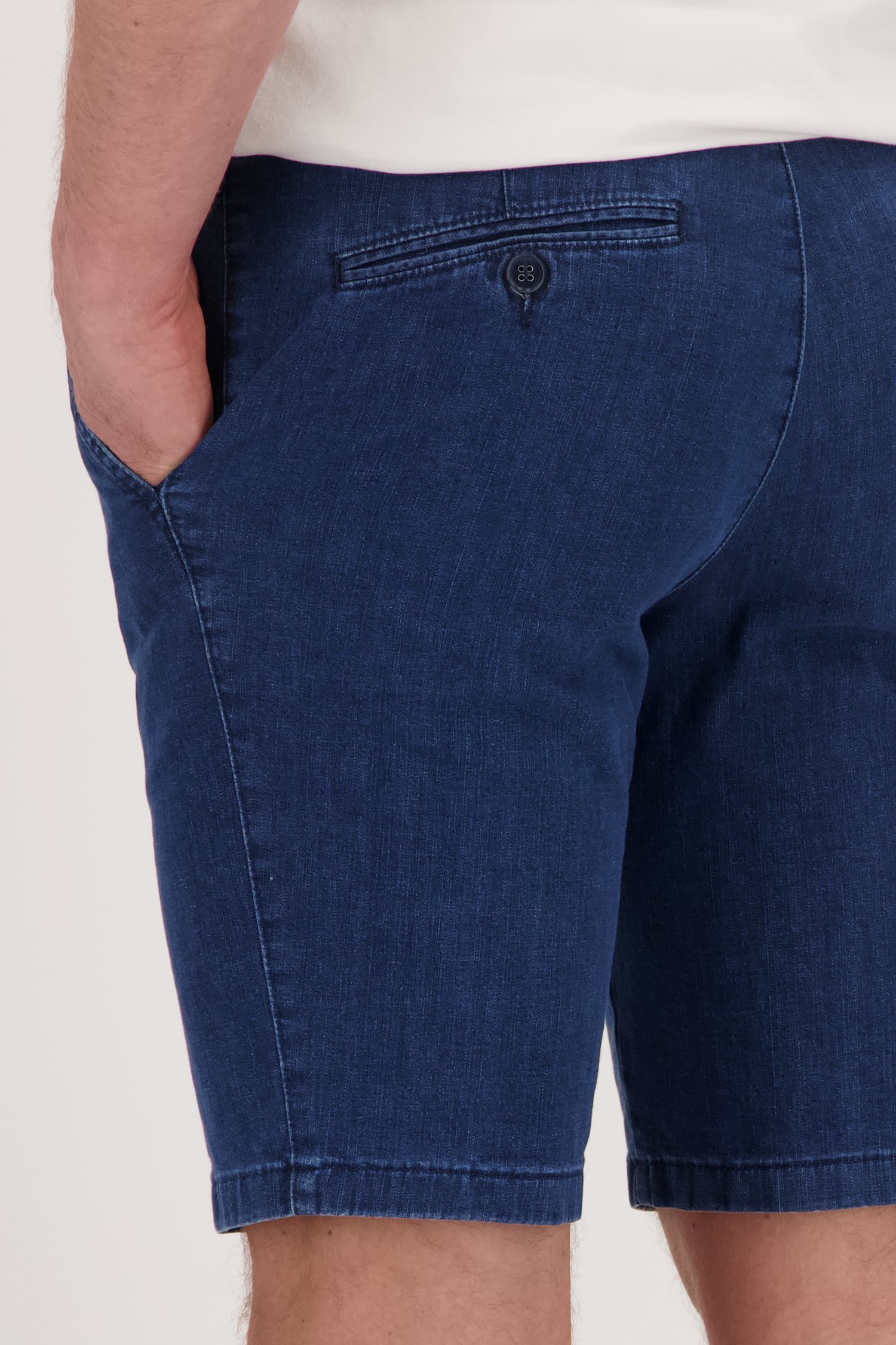 Donkerblauwe denim bermuda van Dansaert Blue voor Heren