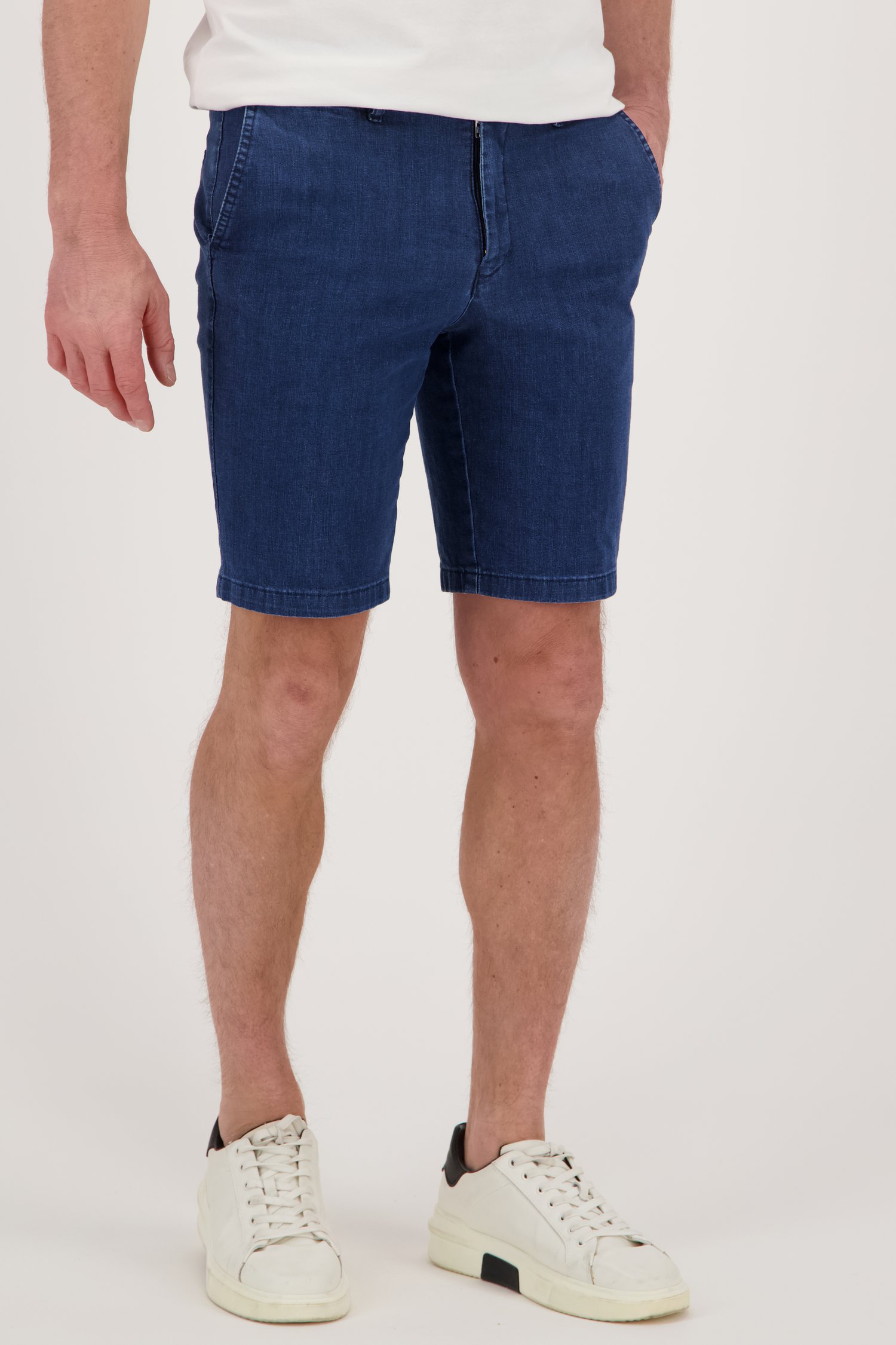 Donkerblauwe denim bermuda van Dansaert Blue voor Heren