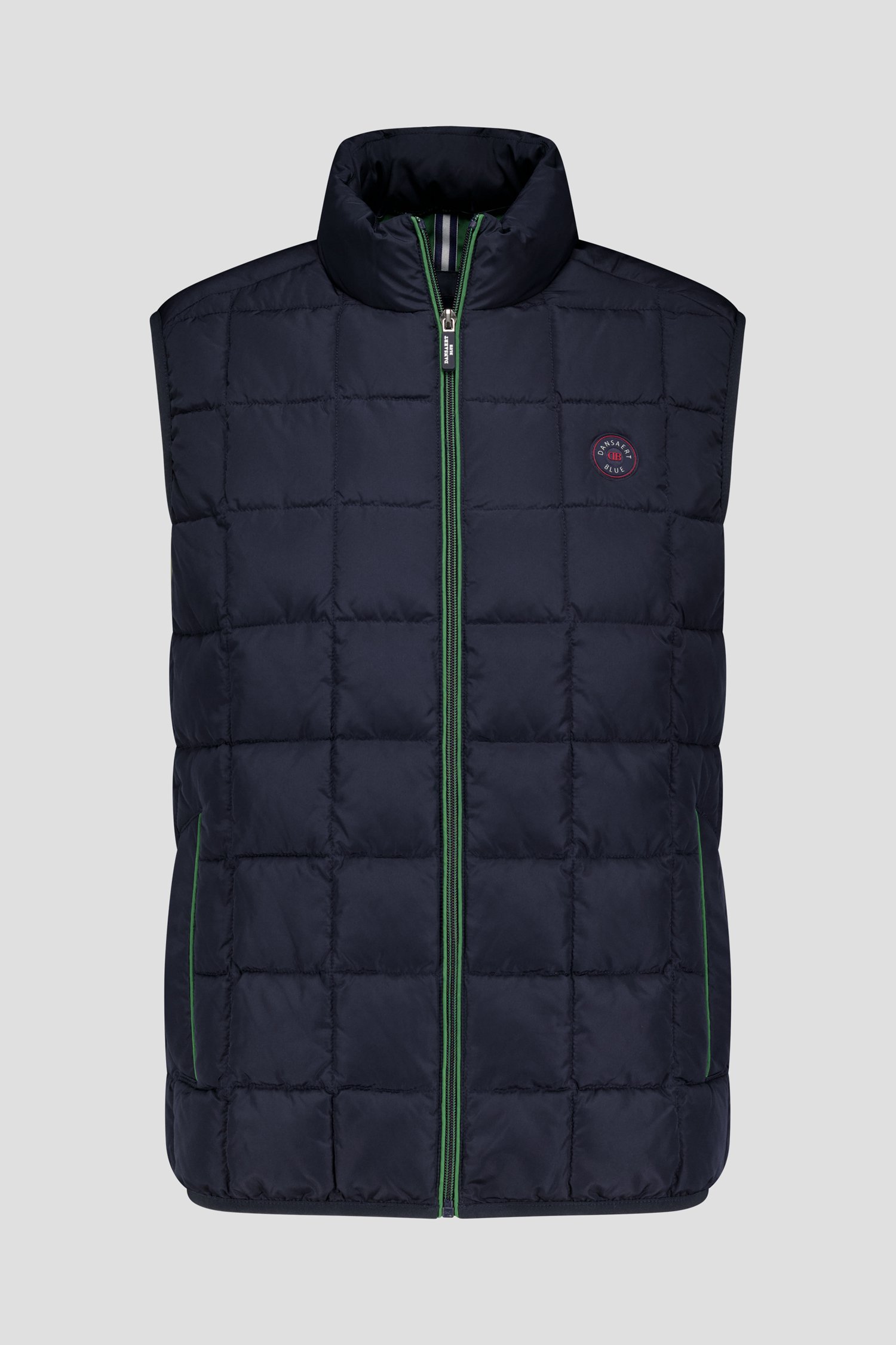 Donkerblauwe gewatteerde bodywarmer van Dansaert Blue voor Heren
