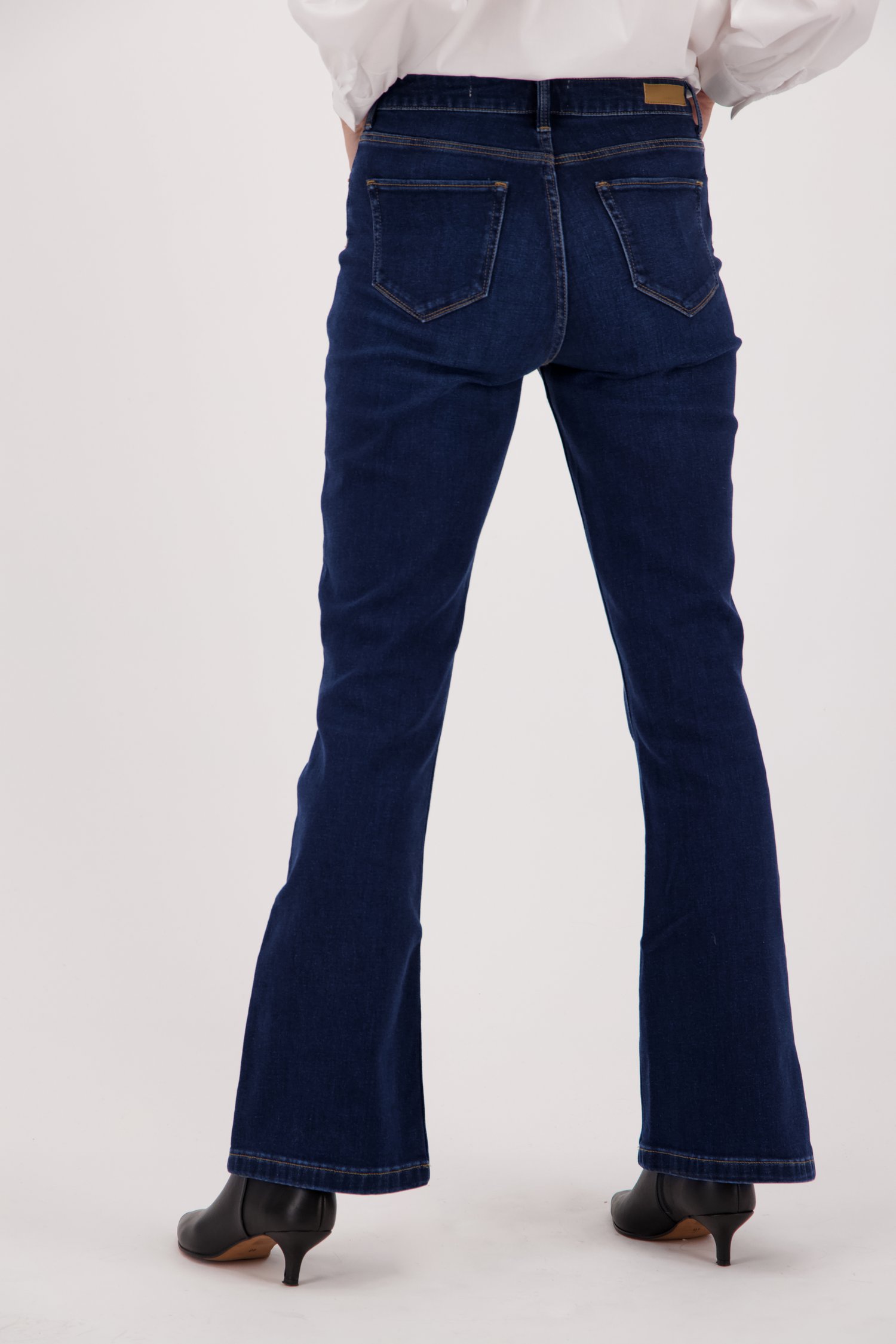 Donkerblauwe jeans - Billy - bootcut van Liberty Island Denim voor Dames