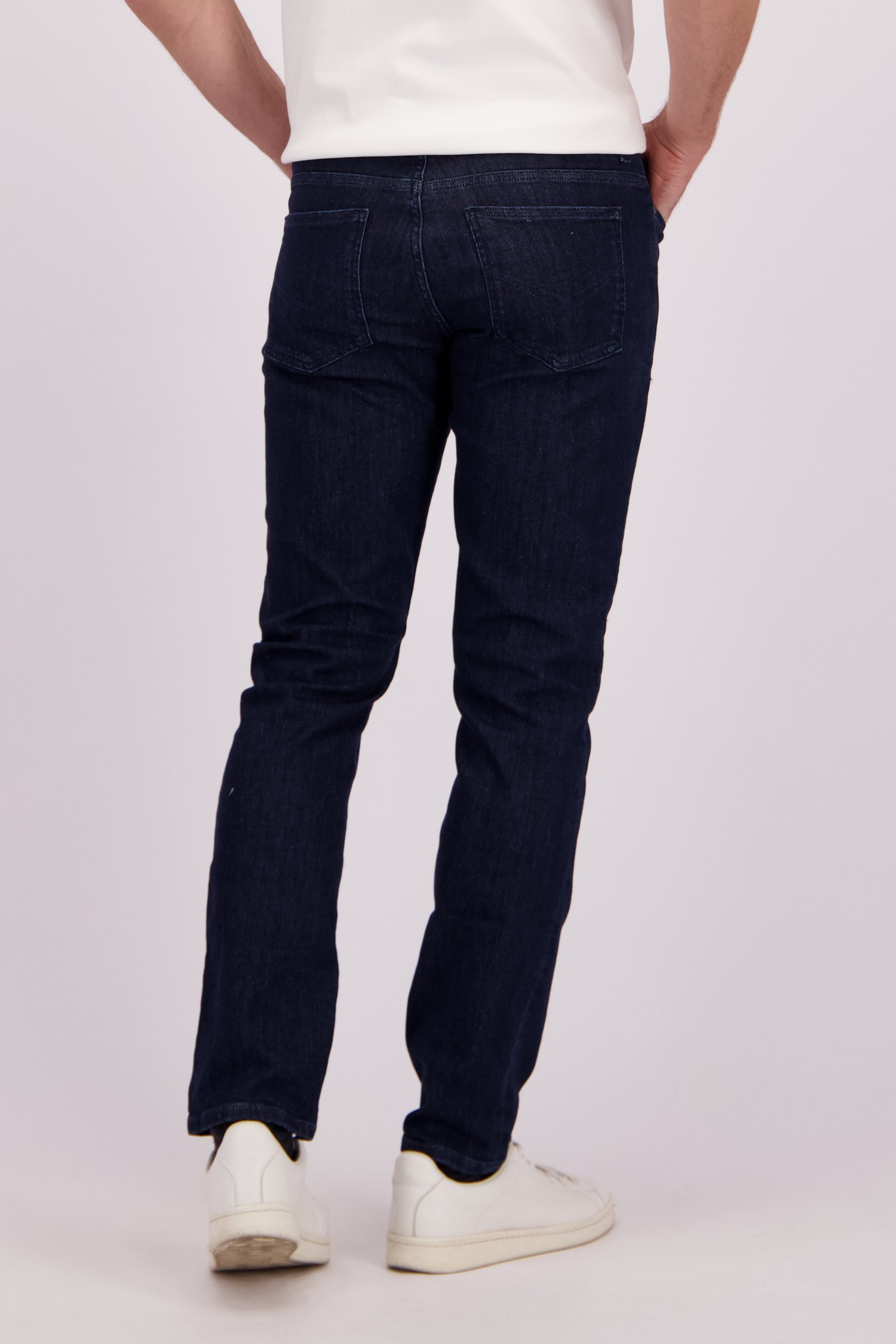 Achterkant van Donkerblauwe jeans - Jan - comfort fit - L32 door Liberty Island Denim voor Heren