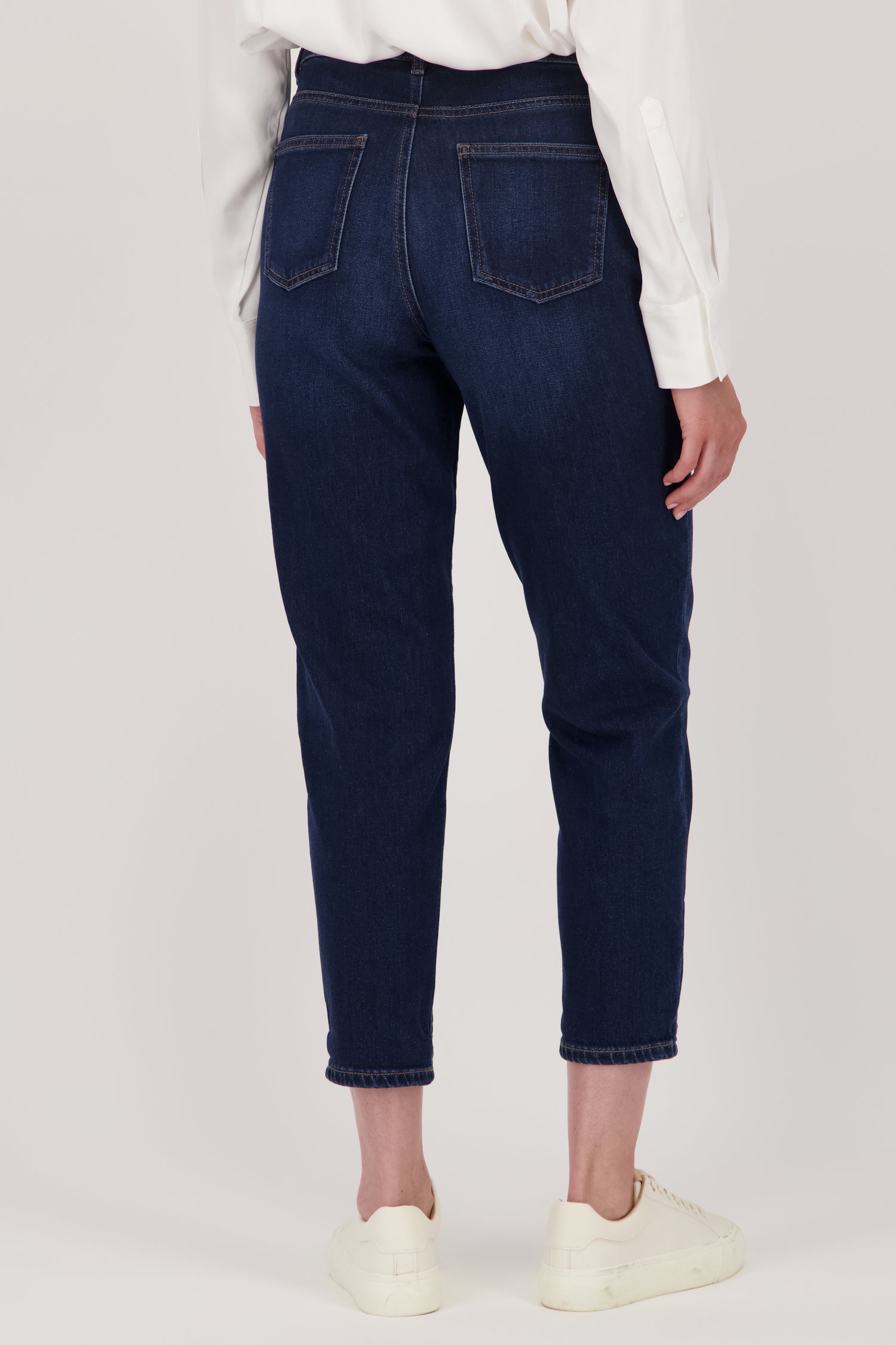 Donkerblauwe jeans - Marley - Mom fit van Liberty Island Denim voor Dames