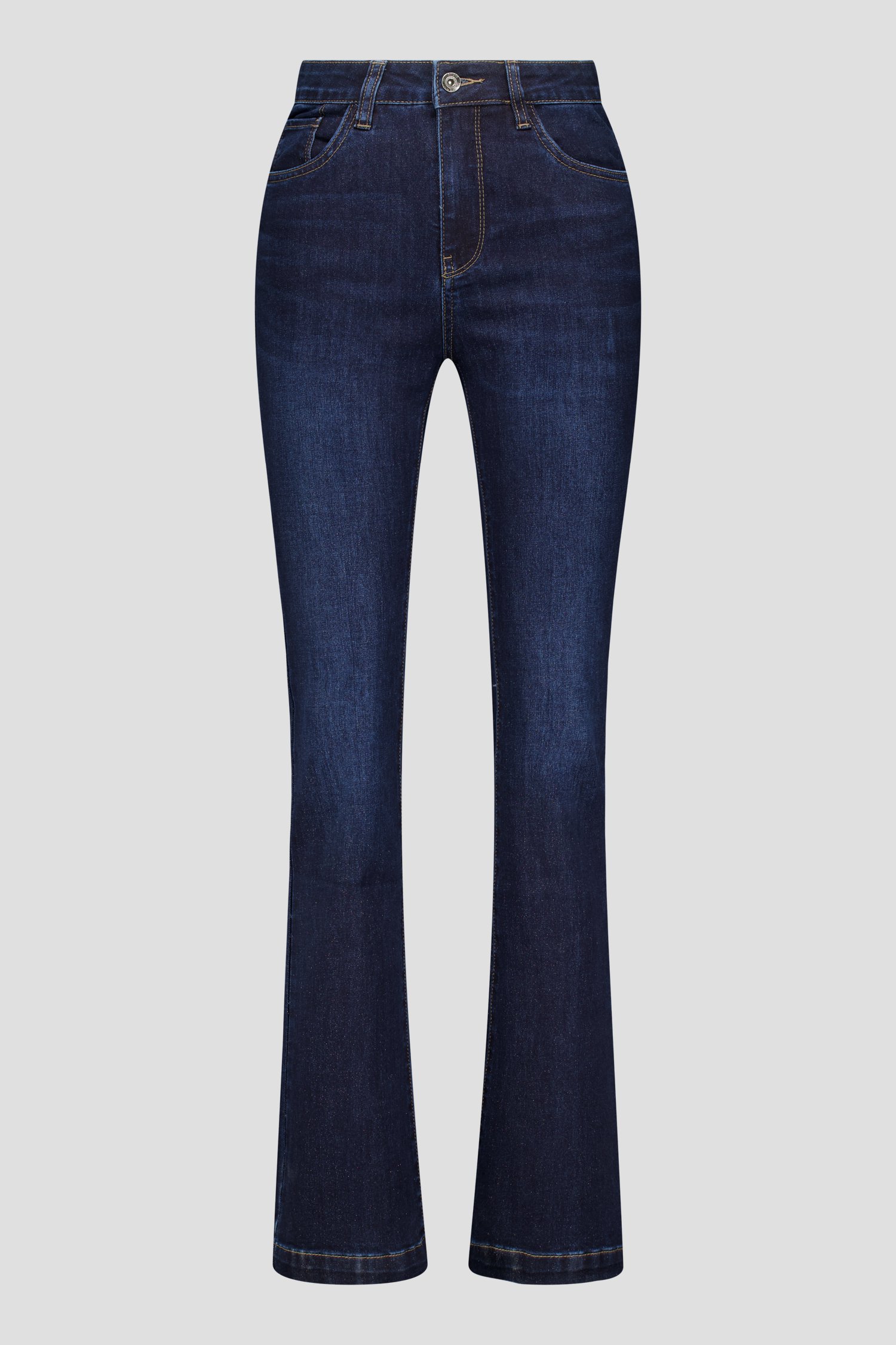 Donkerblauwe jeans met glitters - Flared fit van Geisha voor Dames