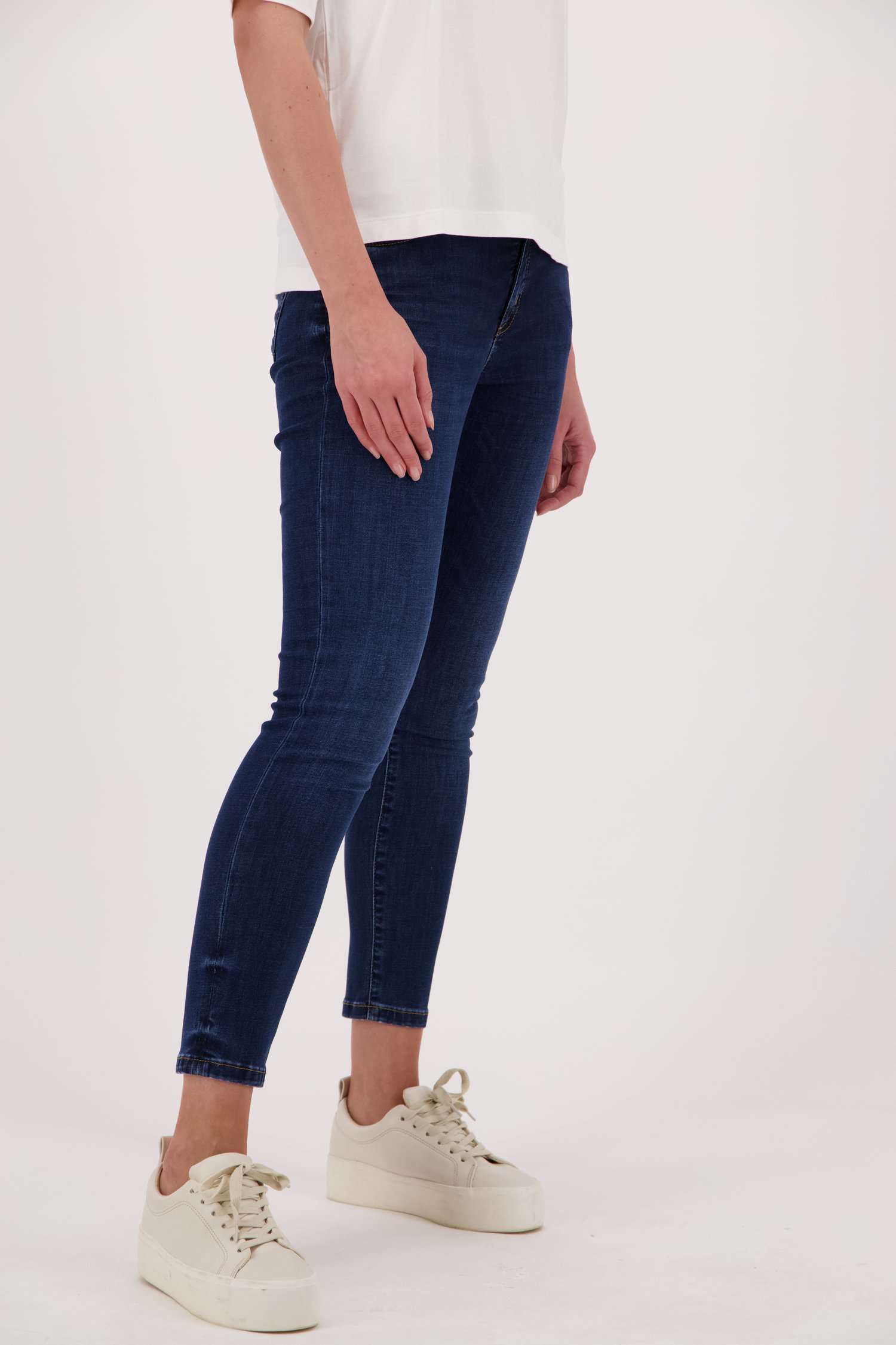 Donkerblauwe jeans - skinny fit van Opus voor Dames