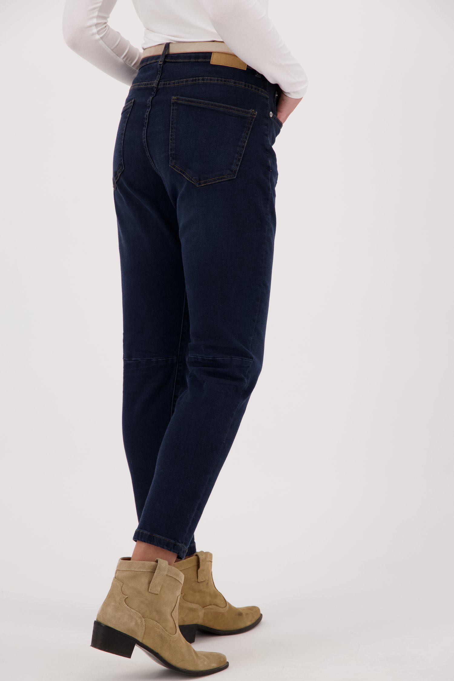 Donkerblauwe jeans - slim fit van Opus voor Dames