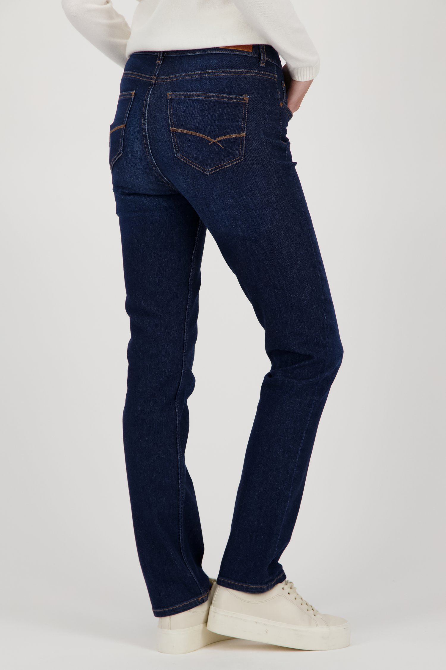 Donkerblauwe jeans - Tammy - Straight fit - L32 van Liberty Island Denim voor Dames