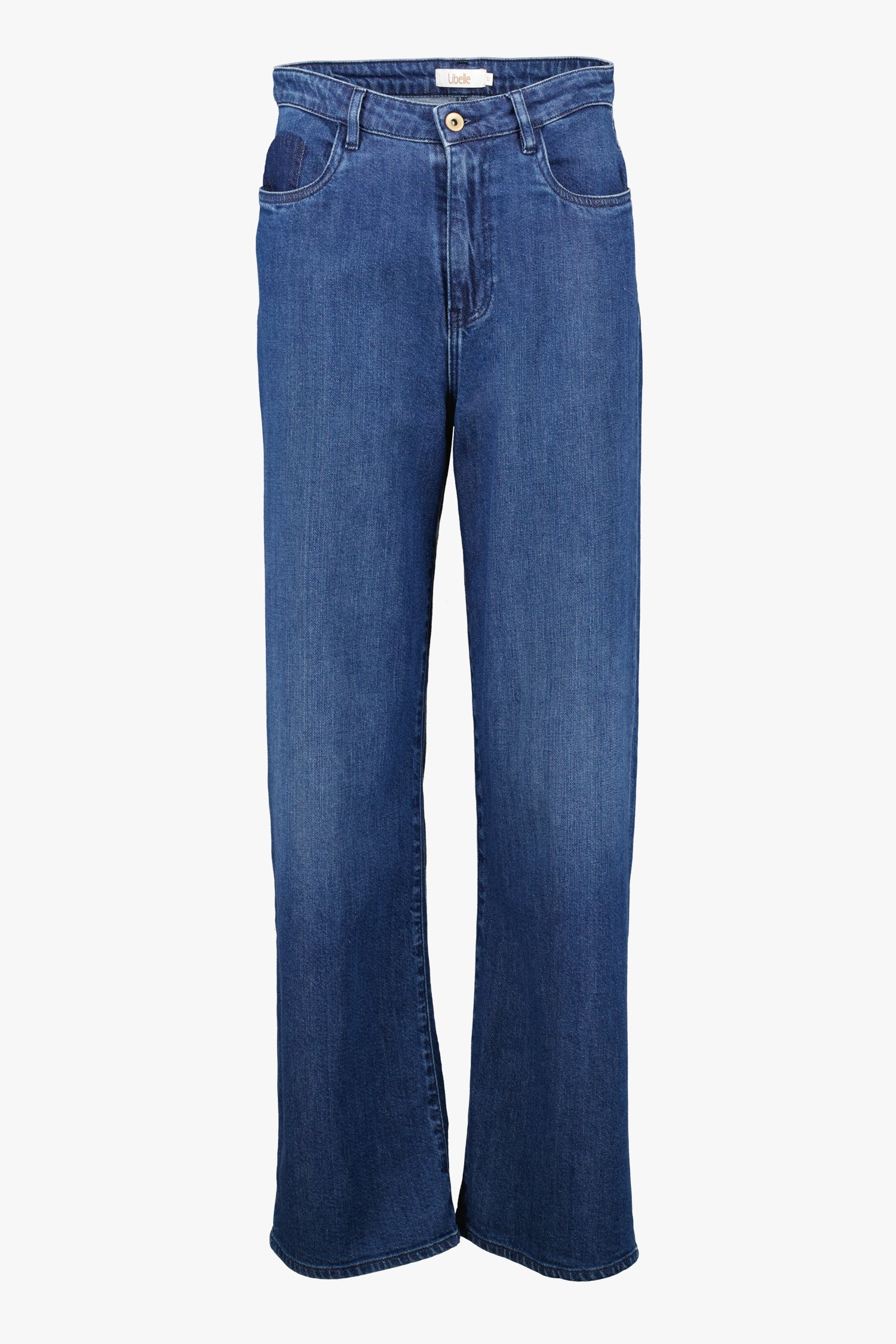 Donkerblauwe jeans - wide leg van Libelle voor Dames
