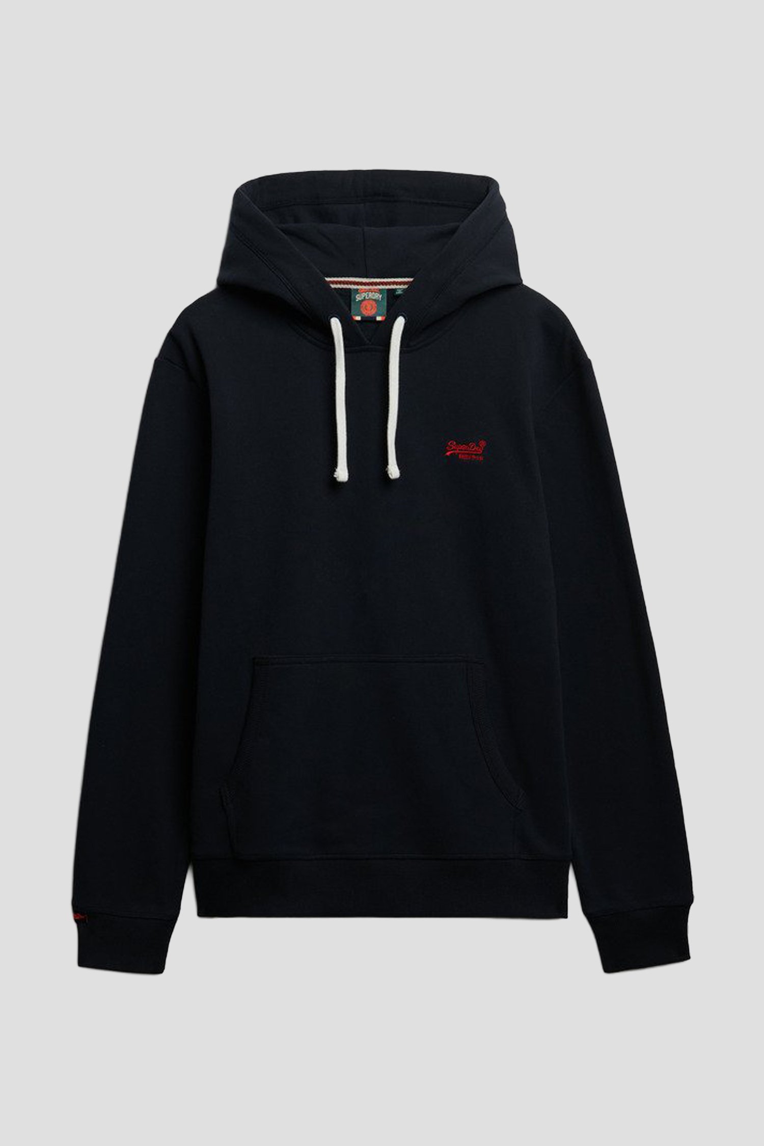 Productfoto 1 van Donkerblauwe katoenen hoodie door Superdry voor Heren