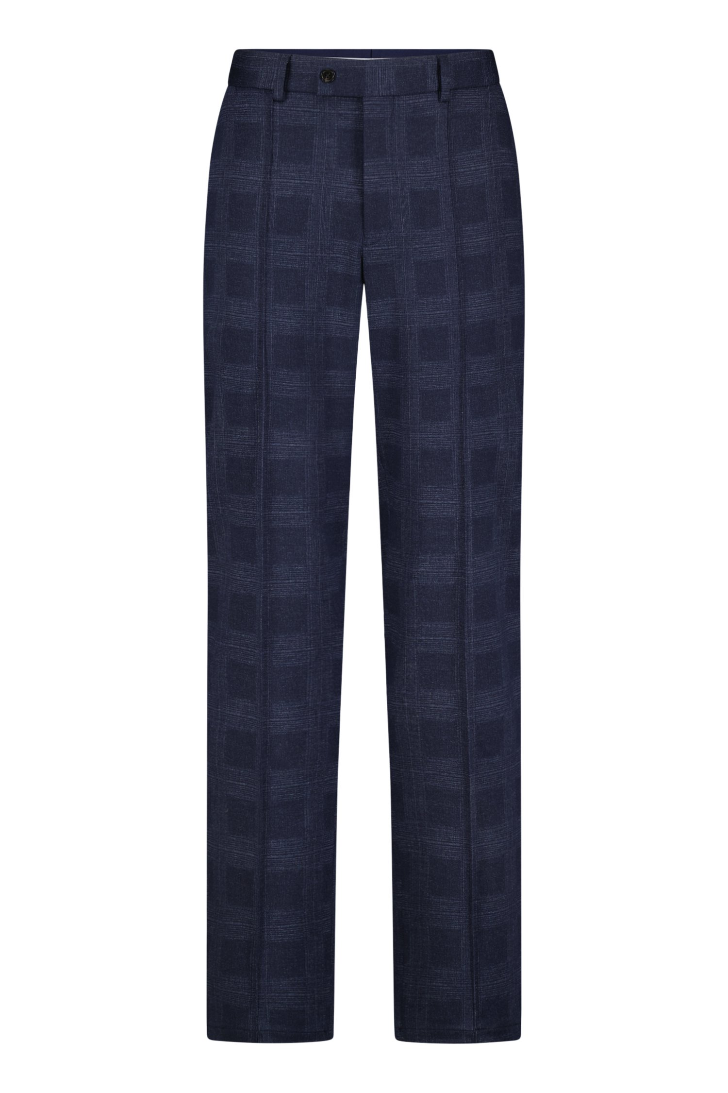 Donkerblauwe kostuumbroek - Simpson-  Slim fit van Dansaert Black voor Heren