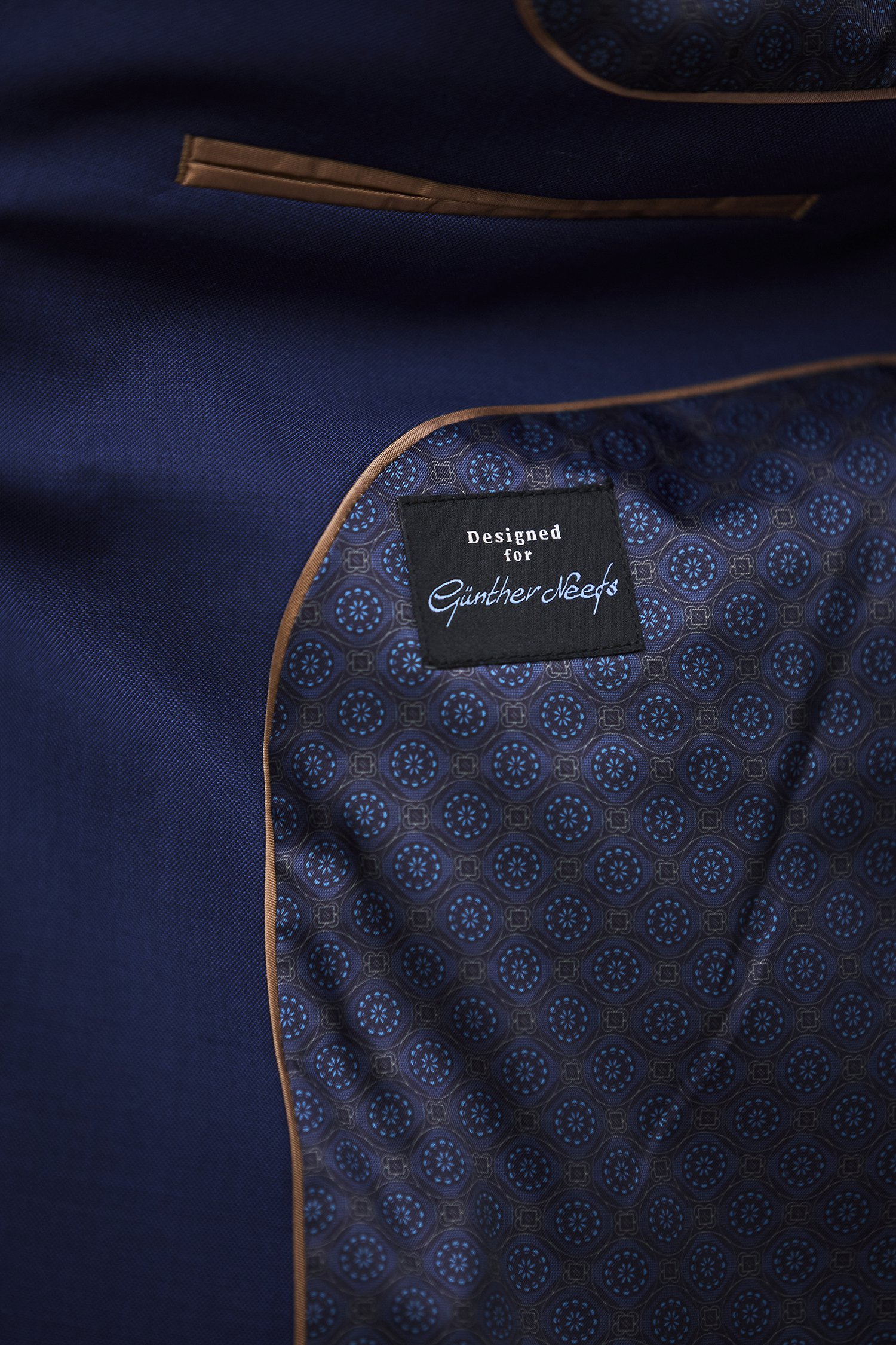 Extra foto 3 van Donkerblauwe kostuumvest - slim fit door Dansaert Black voor Heren