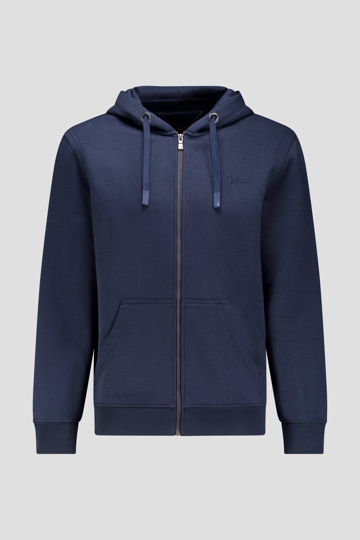 Productfoto 1 van Donkerblauwe sweatervest door Ravøtt voor Heren