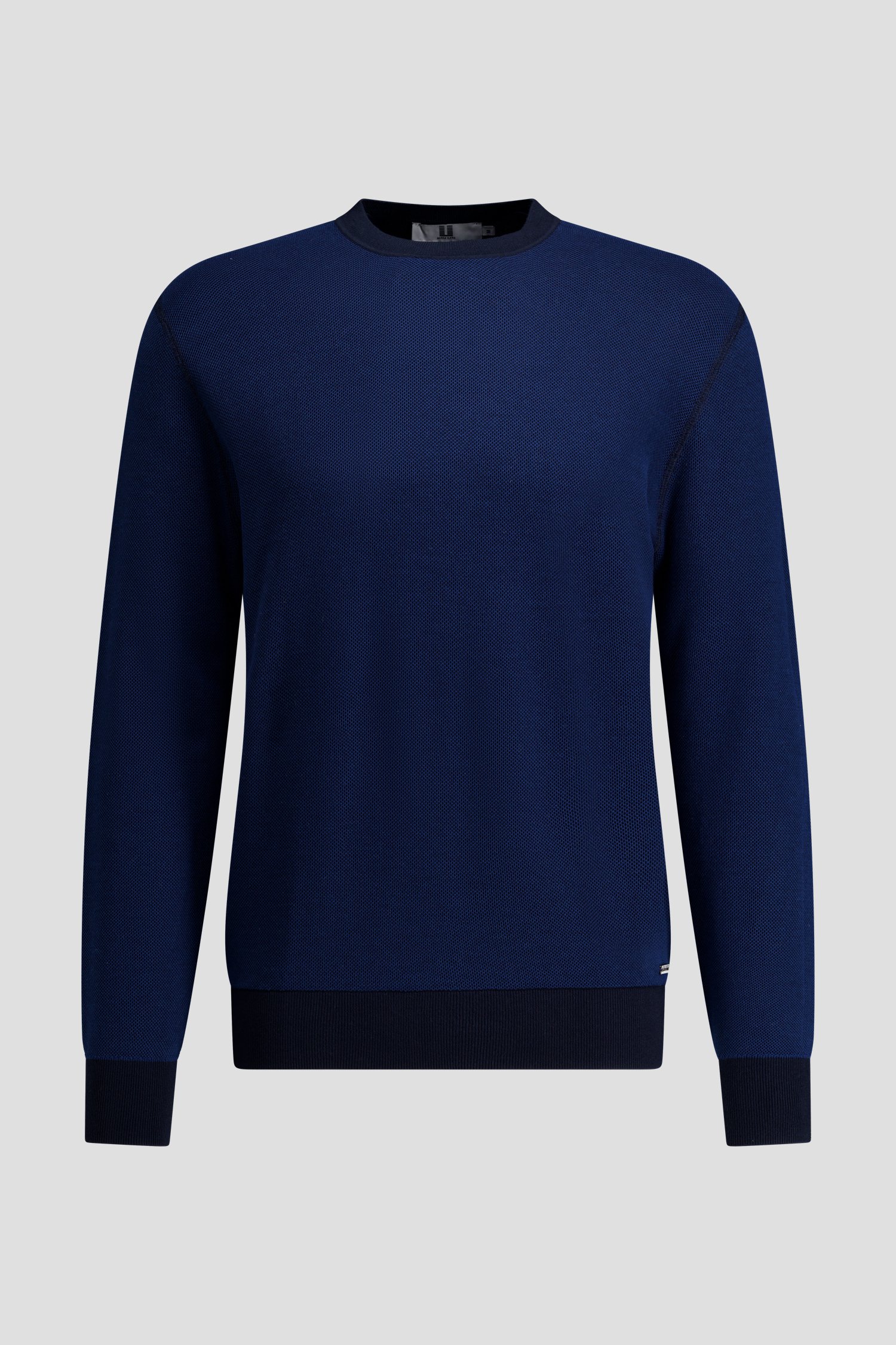 Productfoto 1 van Donkerblauwe trui met ronde hals  door Upper East voor Heren