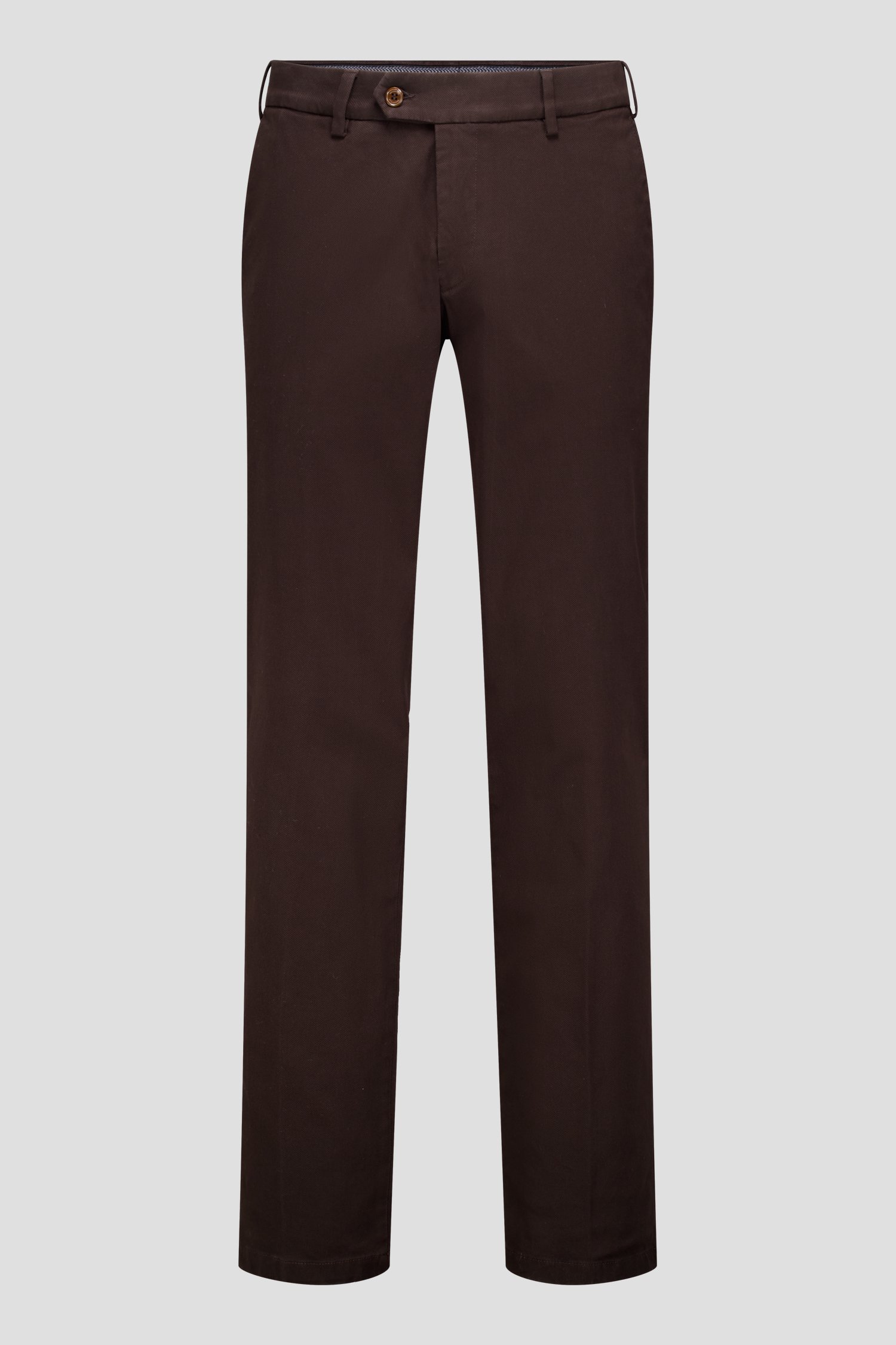 Productfoto 1 van Donkerbruine chino - Louisiana - Regular fit door Brassville voor Heren