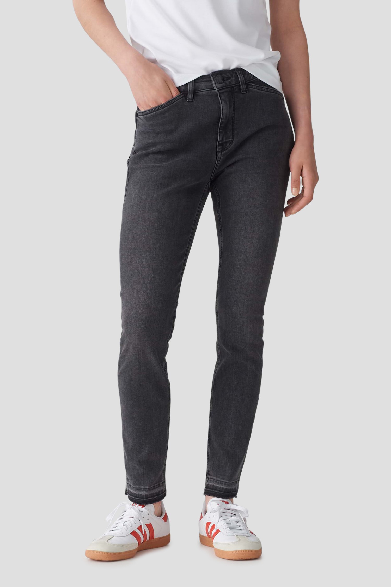 Donkergrijze jeans - Skinny fit van Opus voor Dames