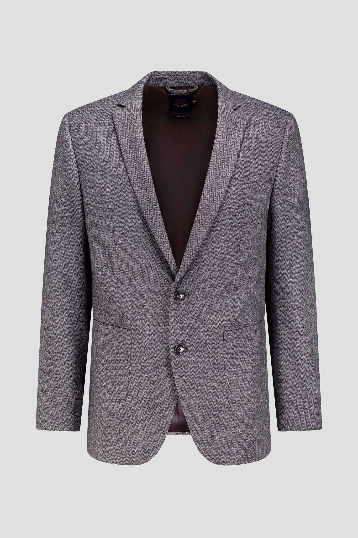 Productfoto 1 van Donkergrijze kostuumvest - regular fit door Dansaert Blue voor Heren