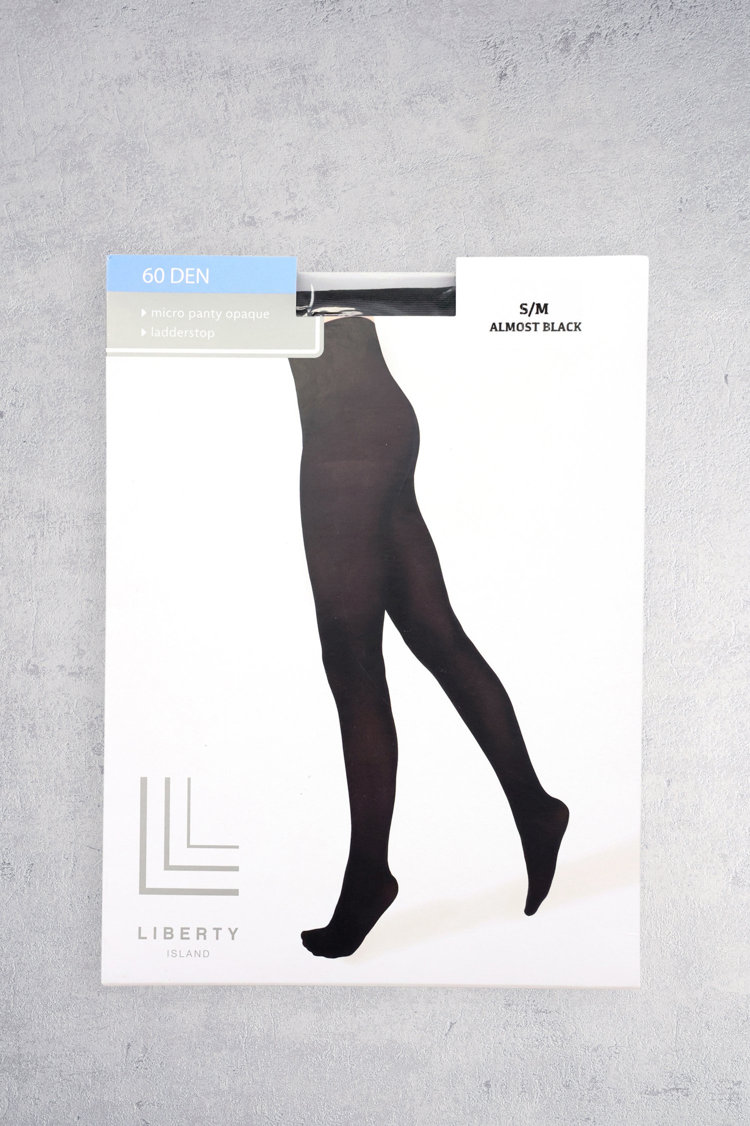 Productfoto 4 van Donkergrijze panty - 60 den door Liberty Island voor Dames