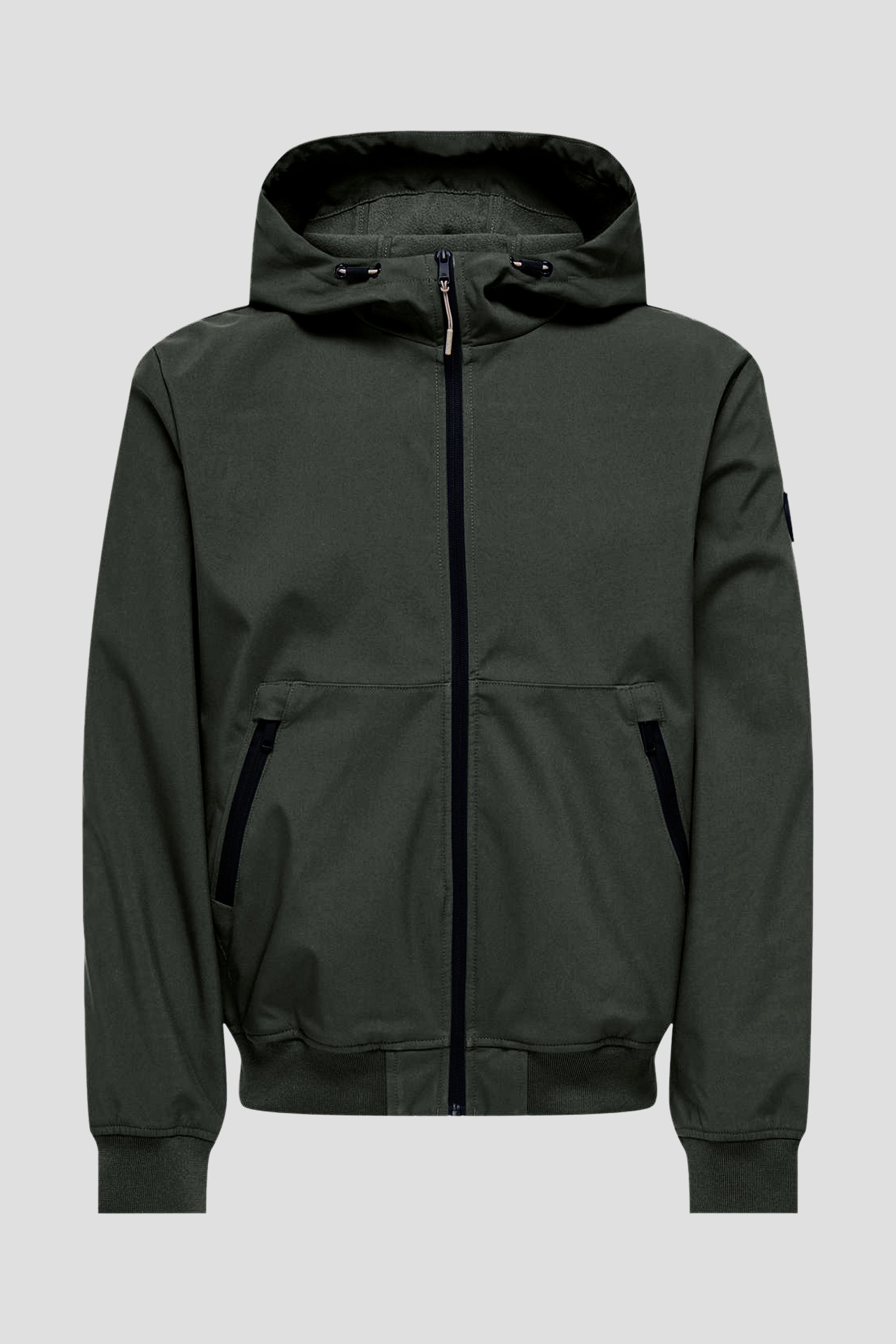 Productfoto 1 van Donkergroene jas door Only & Sons voor Heren