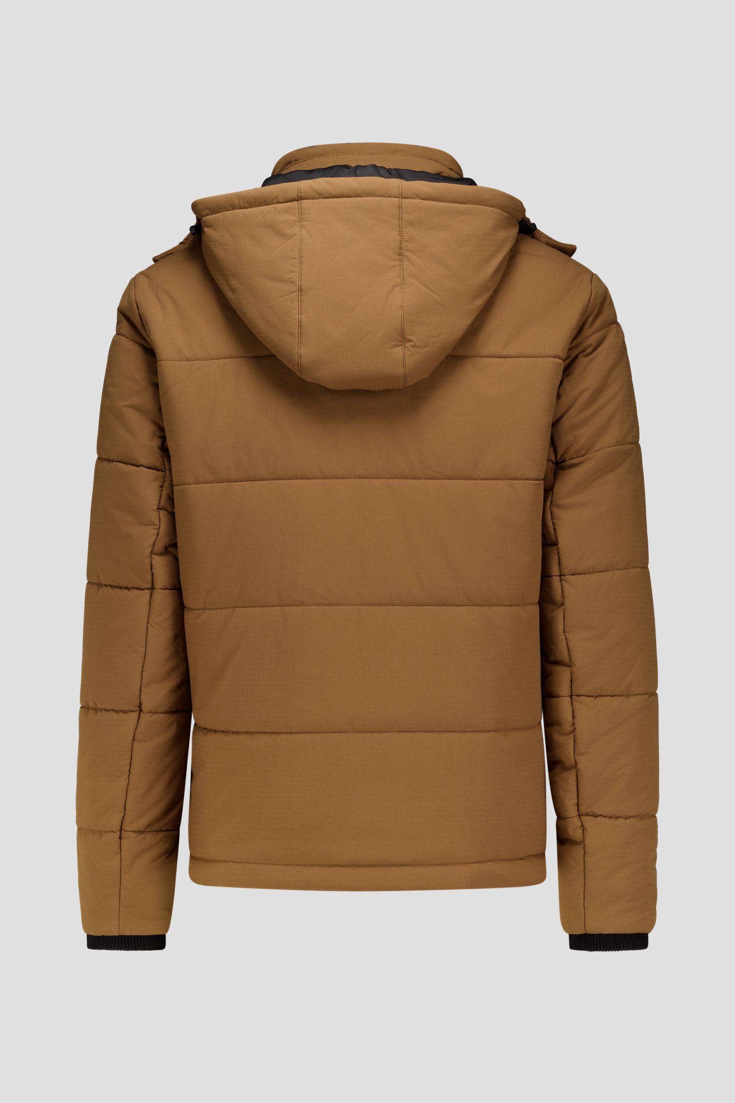 Photo produit 2 de Doudoune marron avec capuche amovible de Ravøtt pour Hommes