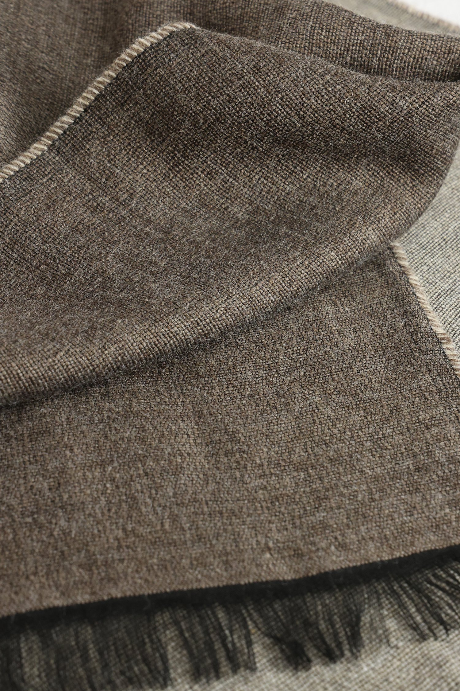 Productfoto 1 van Dubbelzijdige sjaal taupe - bruin door Modeno voor Heren