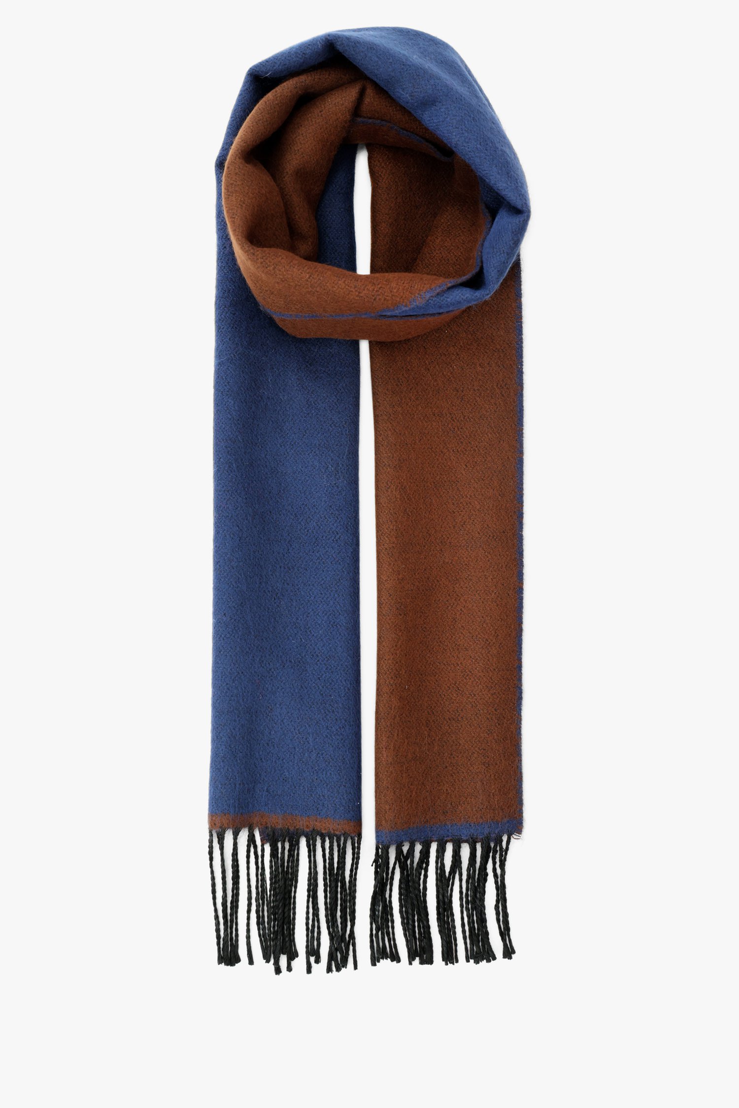 Écharpe d'hiver bleu marine de Formen pour Hommes