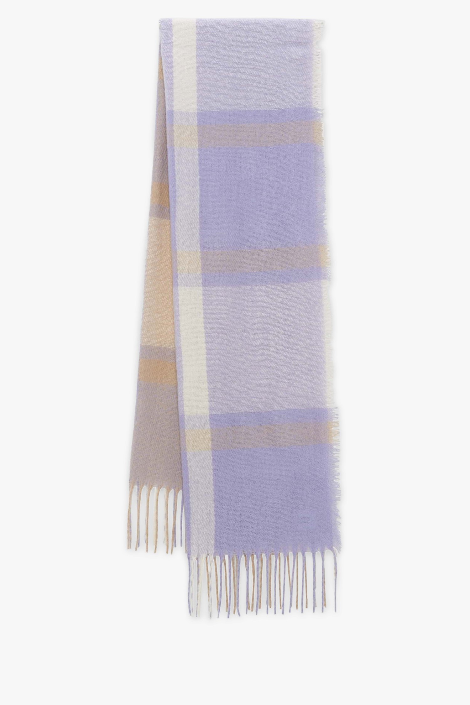 Écharpe d'hiver en violet clair et beige de Opus pour Femmes