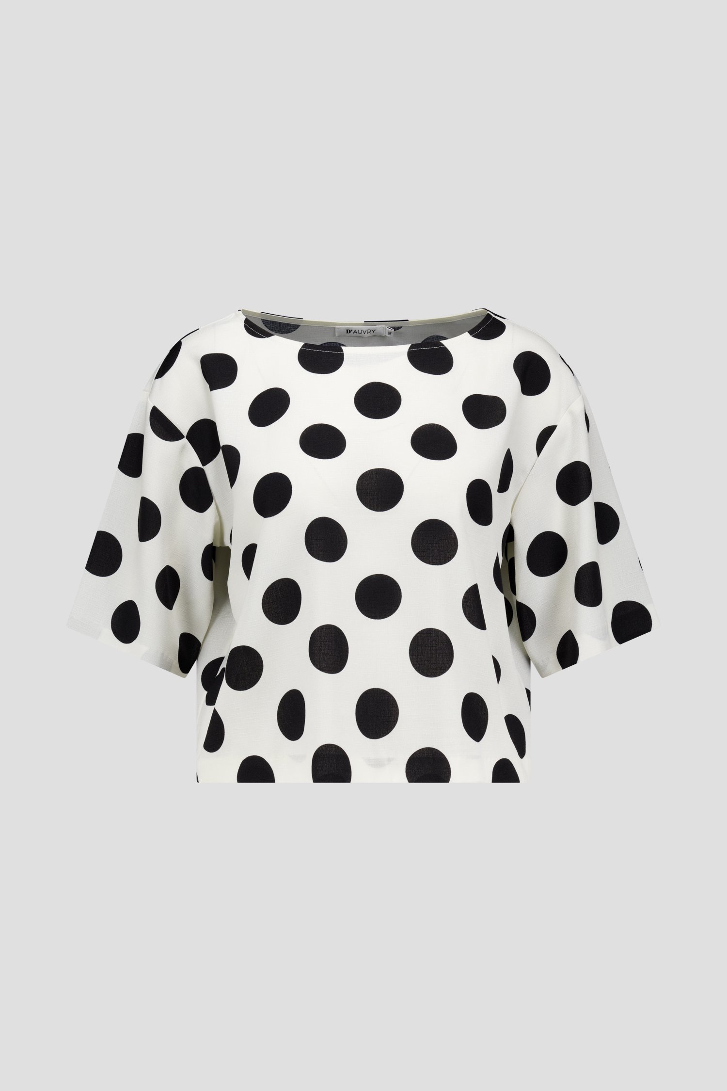 Ecru blouse met bollen van D'Auvry voor Dames