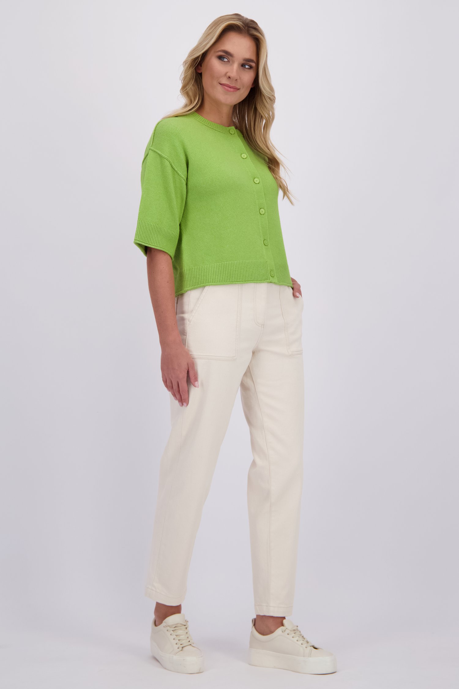 Voorkant van Ecru broek - 7/8 lengte door Libelle voor Dames