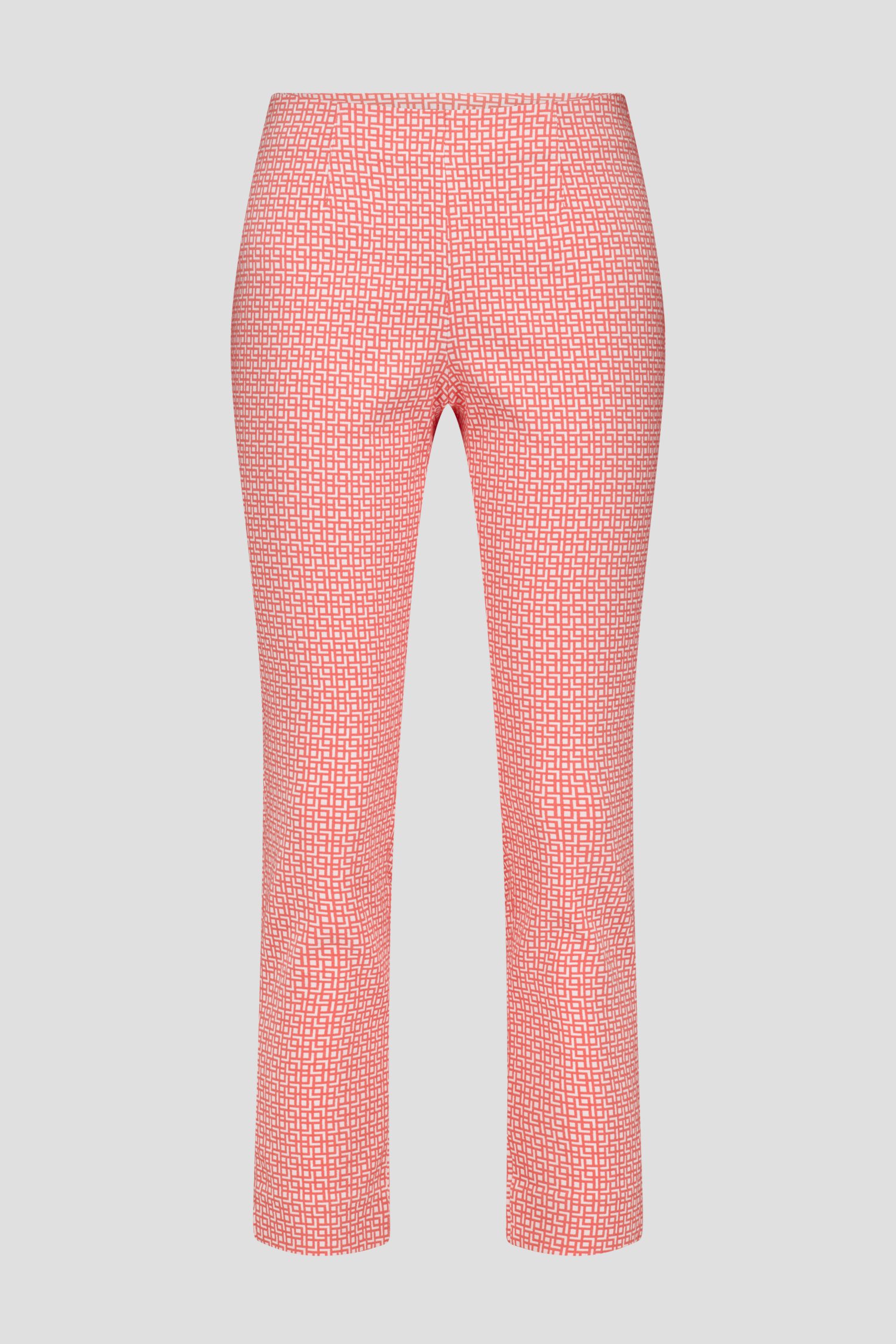 Ecru broek met roze print - 7/8 lengte van Liberty Island voor Dames