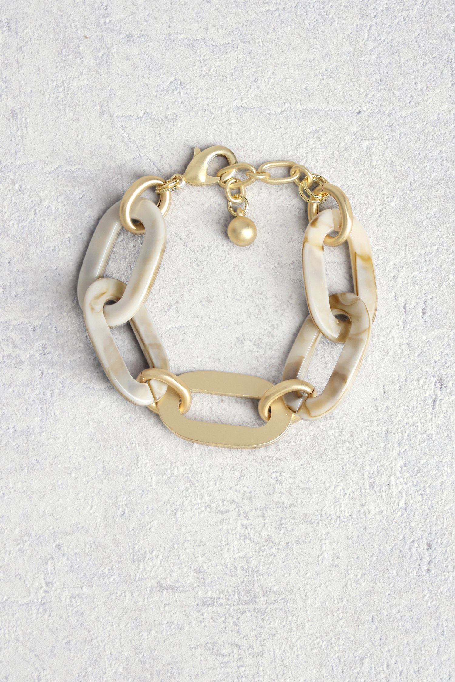 Ecru-bruine schakelarmband van Liberty Island voor Dames