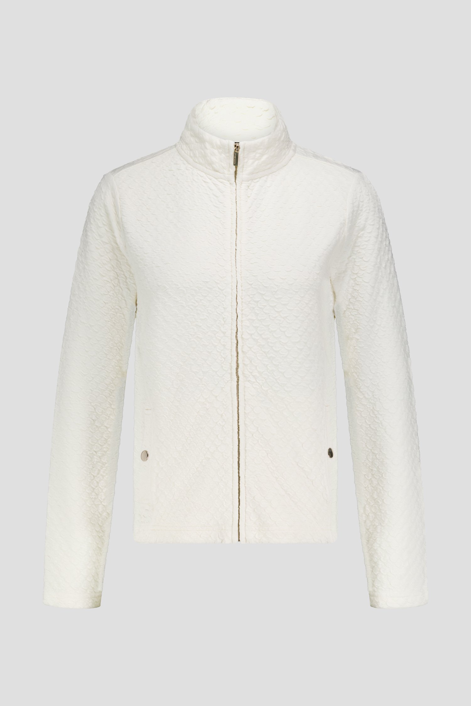 Productfoto 1 van Ecru cardigan met rits  door Claude Arielle voor Dames