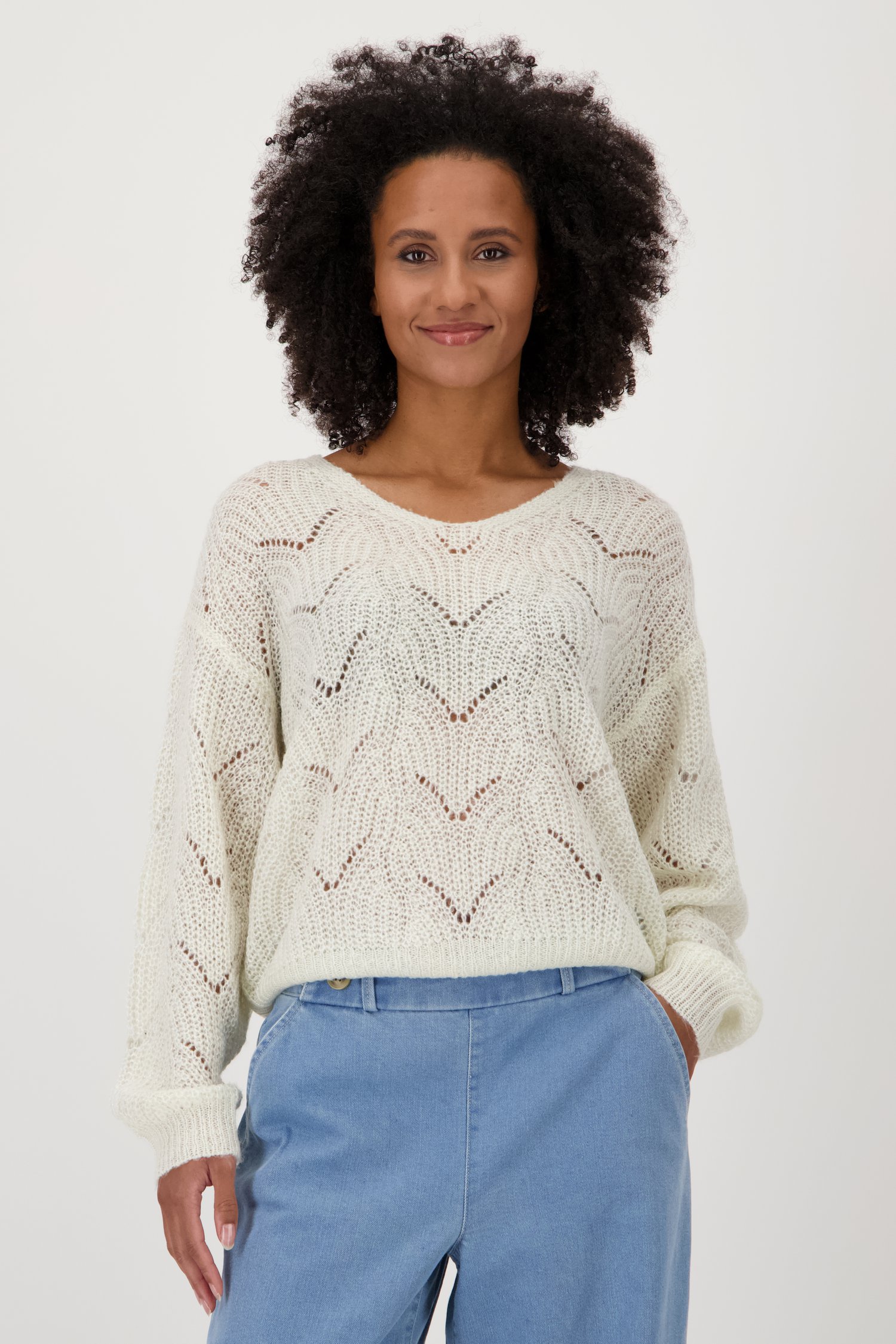Jacqueline De Yong Trui Jdynew Sun 3/4 Cropped Pullover Knt 15212788 Bossa Nova Dames
