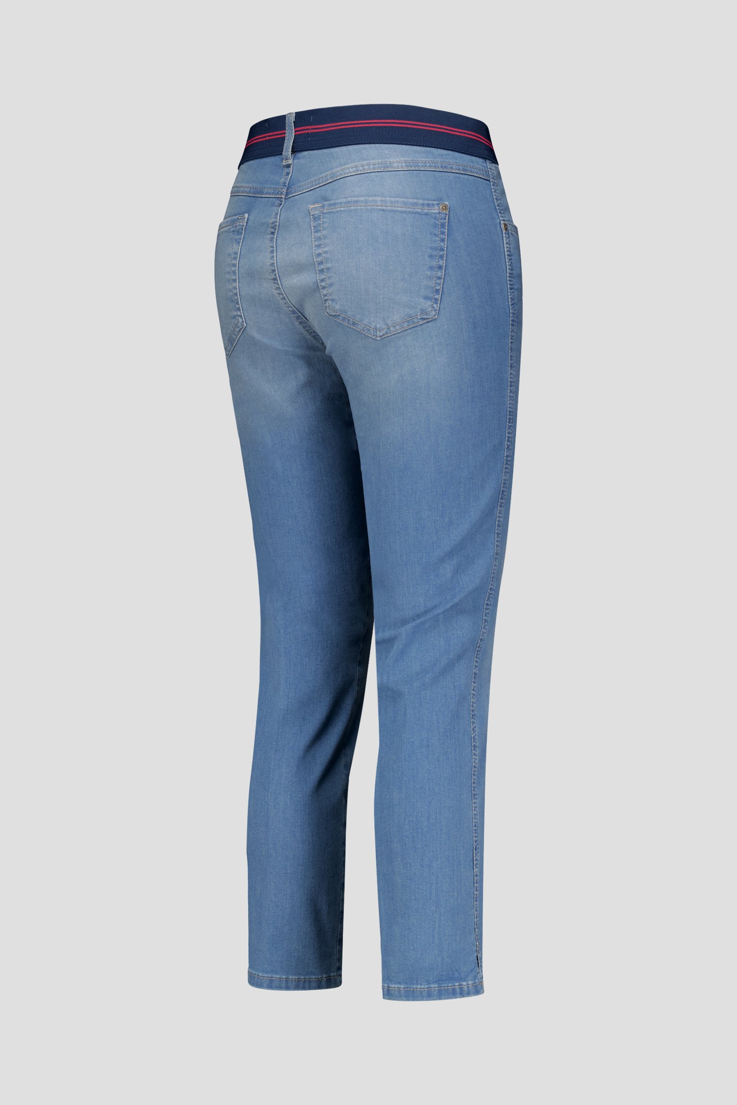 Ecru jeans met elastische taille - 7/8 lengte van Angels voor Dames