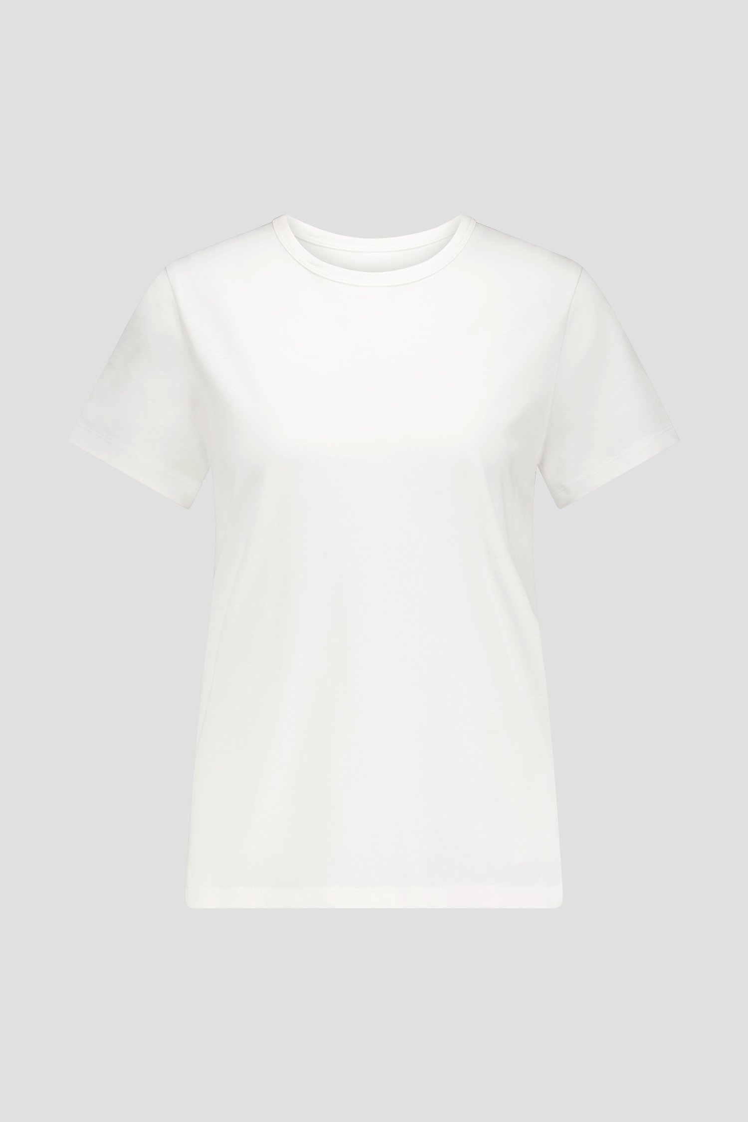 Ecru T-shirt met ronde hals van Liberty Island voor Dames