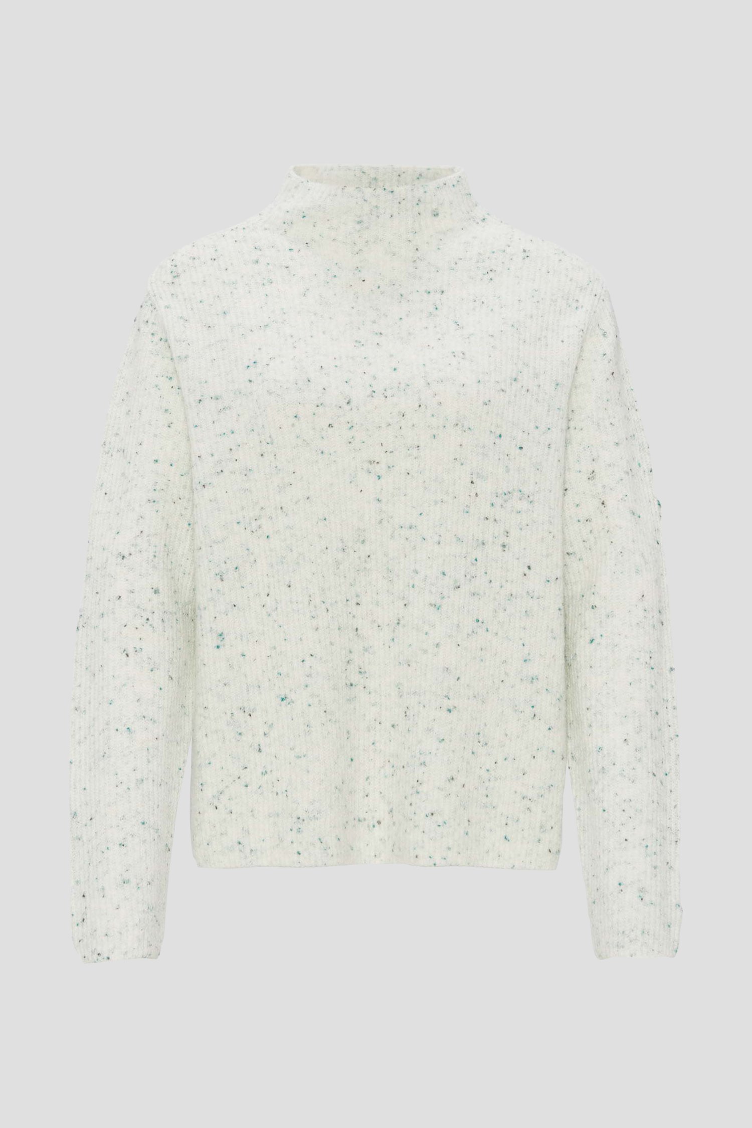 Ecru trui met turquoise accenten van Opus voor Dames