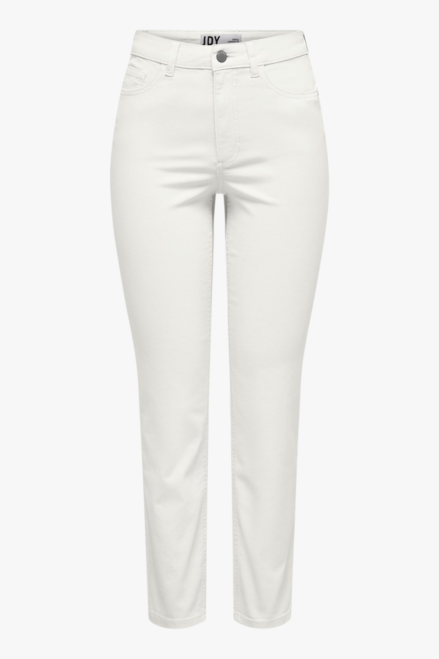 Enkellange ecru jeans - straight fit - L32 van JDY voor Dames
