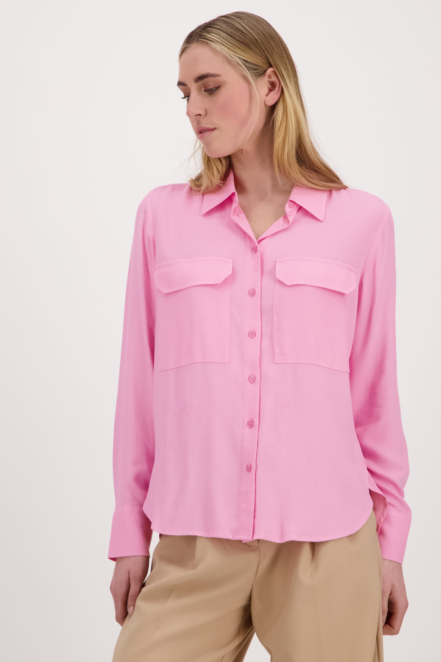 stil Wasserette Afstoting Felroze blouse van Opus | 9862775 | e5