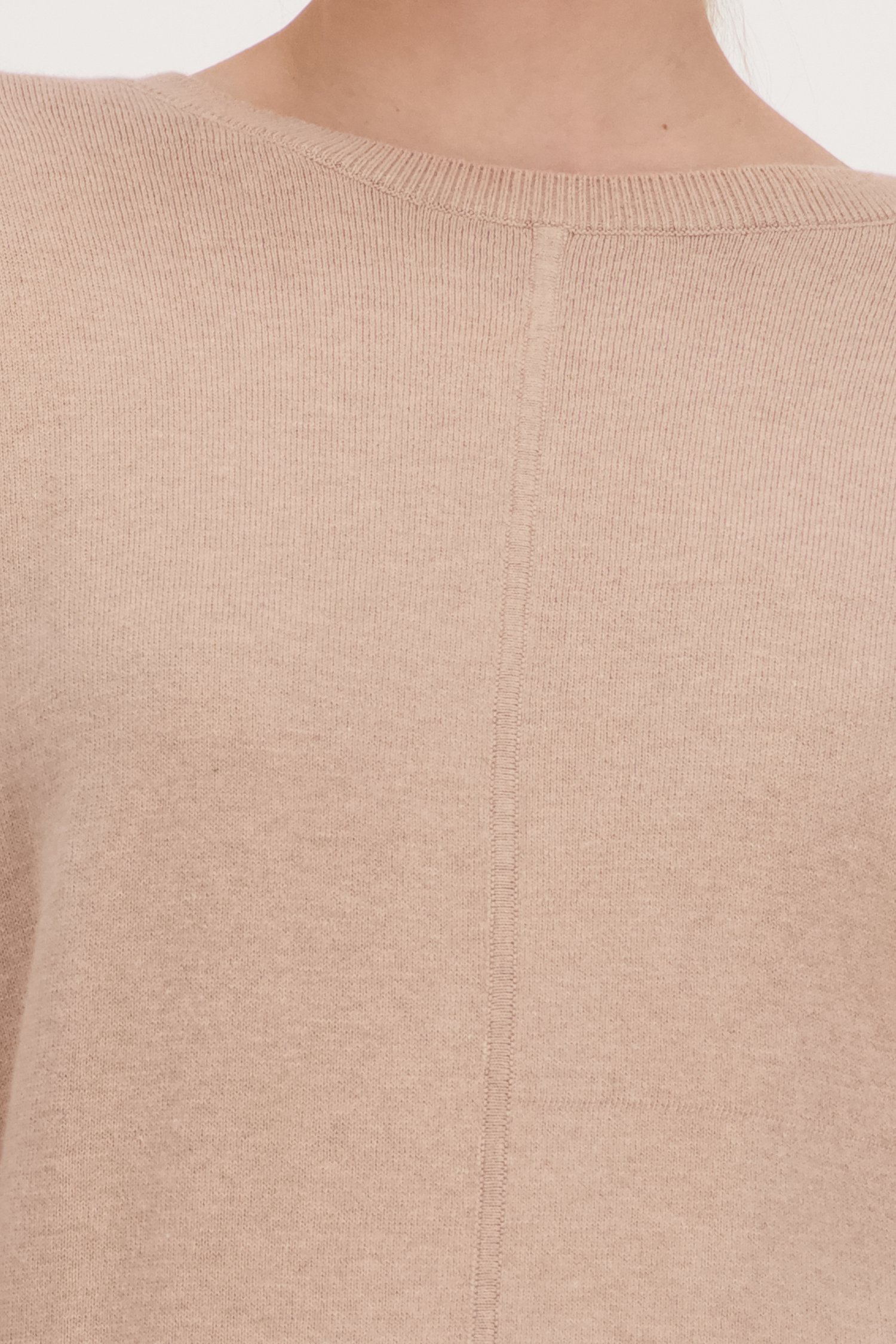 Fijn beige truitje met losse mouwen van Liberty Island voor Dames