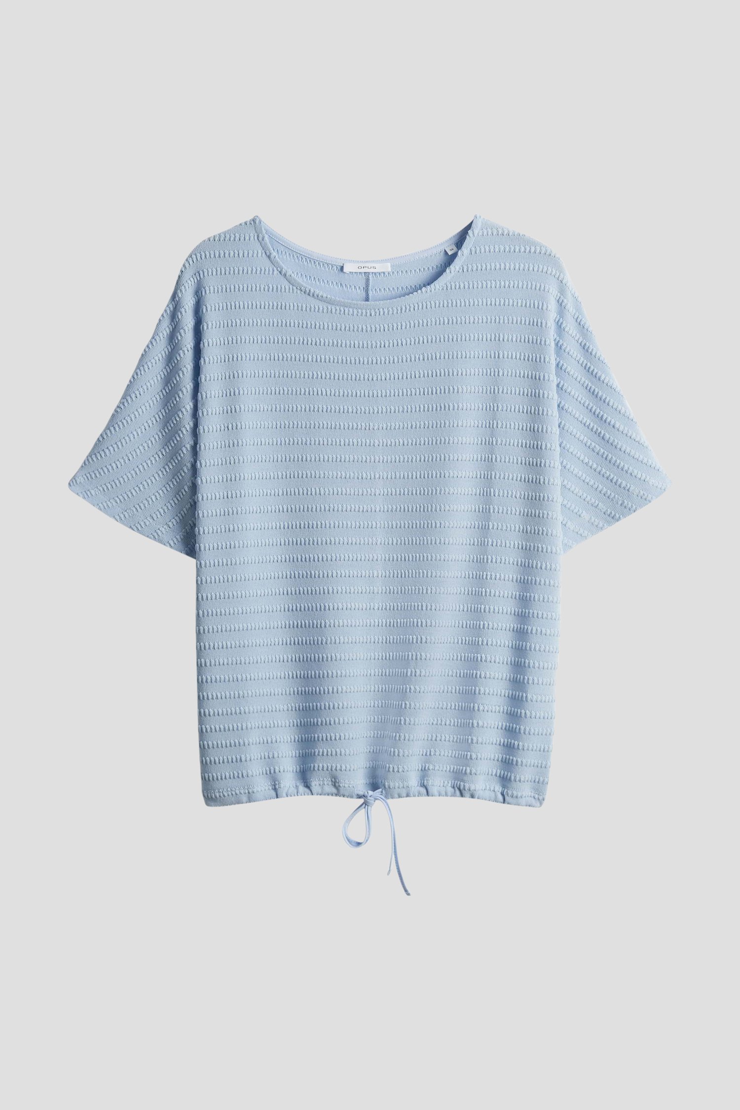 Fijn gebreid lichtblauw T-shirt van Opus voor Dames