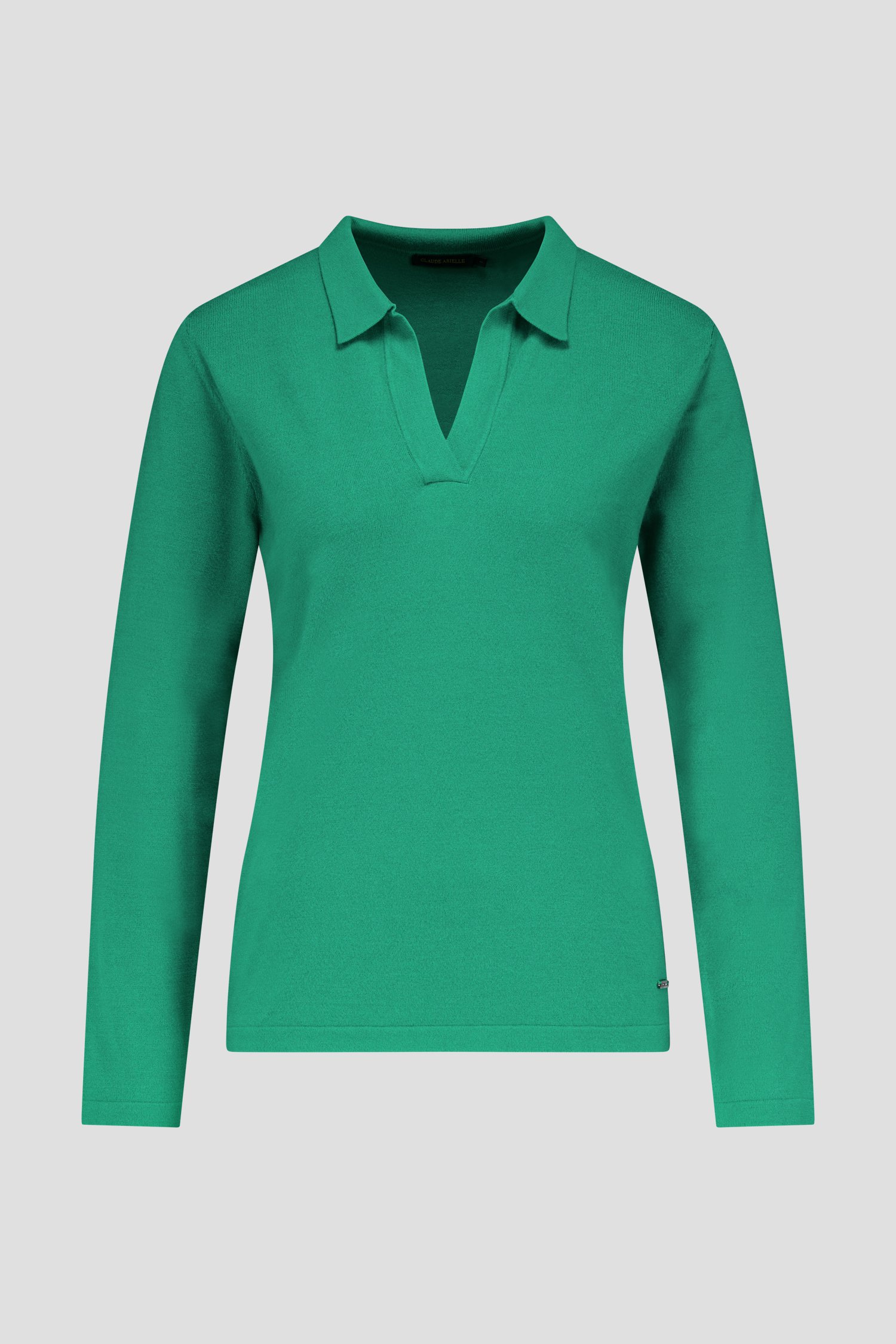 Fijn groen truitje met kraagje van Claude Arielle voor Dames