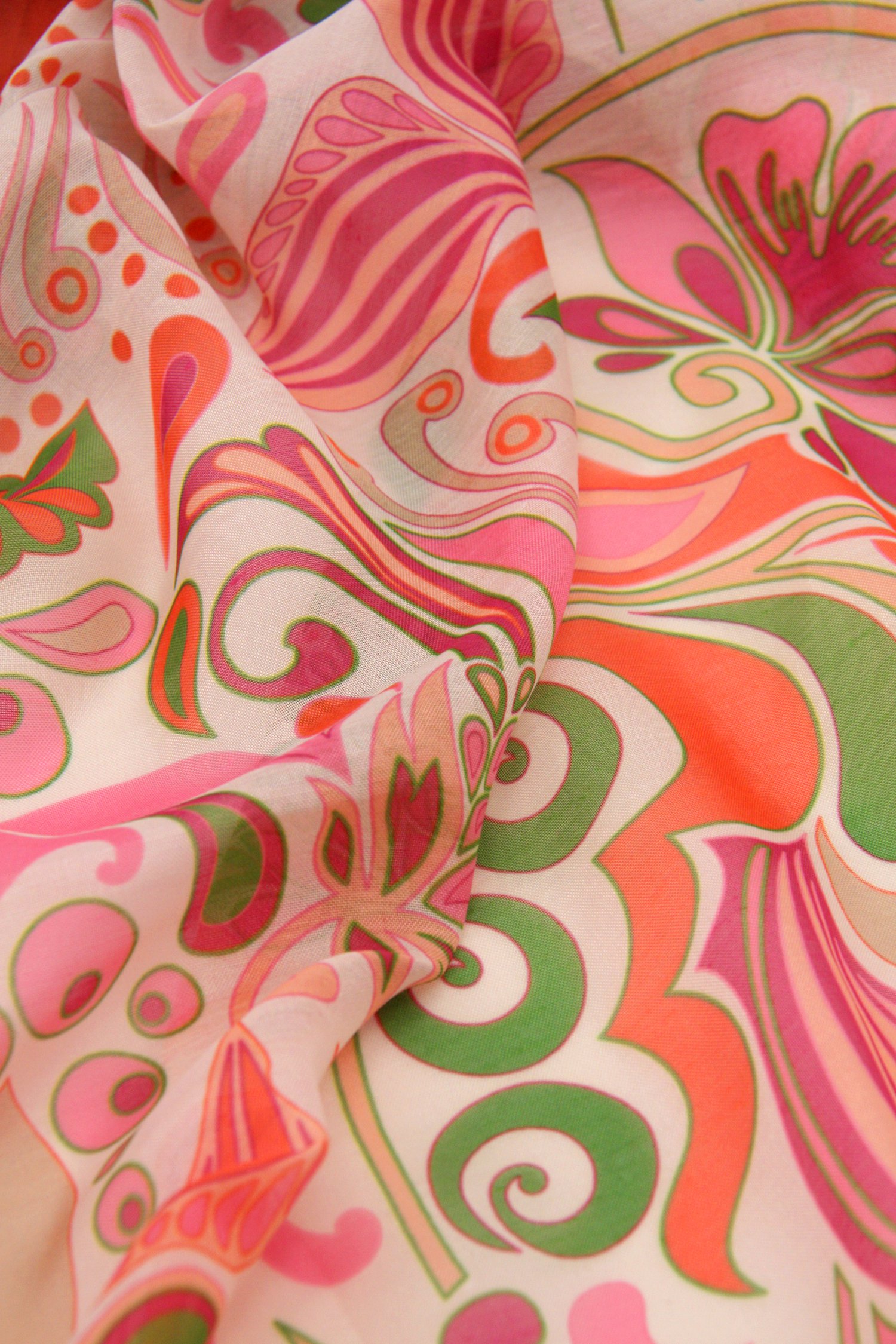 Fijn sjaaltje met kleurrijke paisley-print van More & More voor Dames