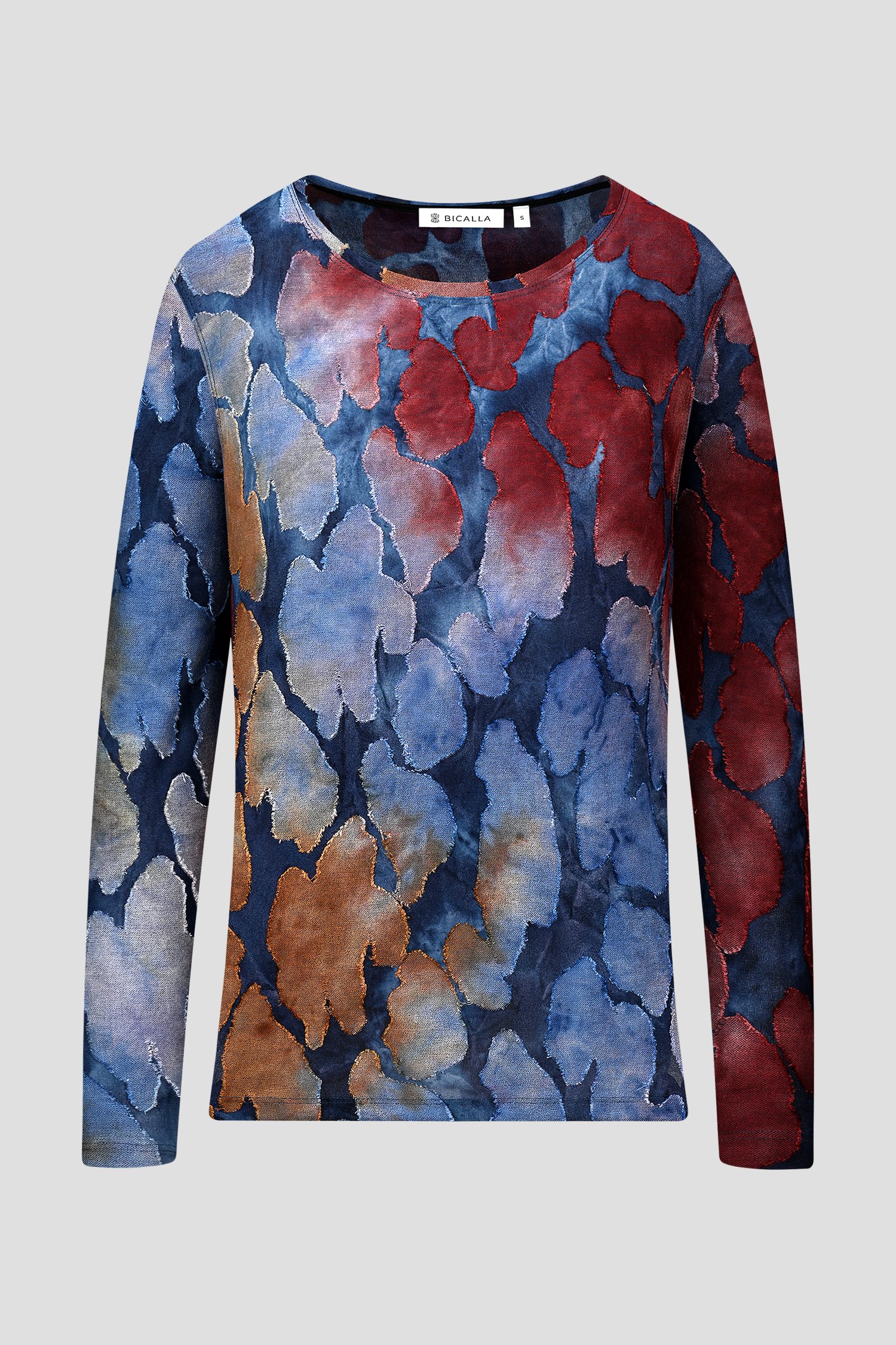 Fijn T-shirt met kleurrijke print van Bicalla voor Dames