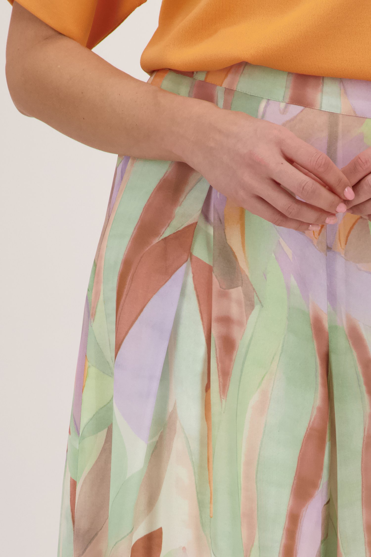 Fijne culotte met pastel print  van D'Auvry voor Dames