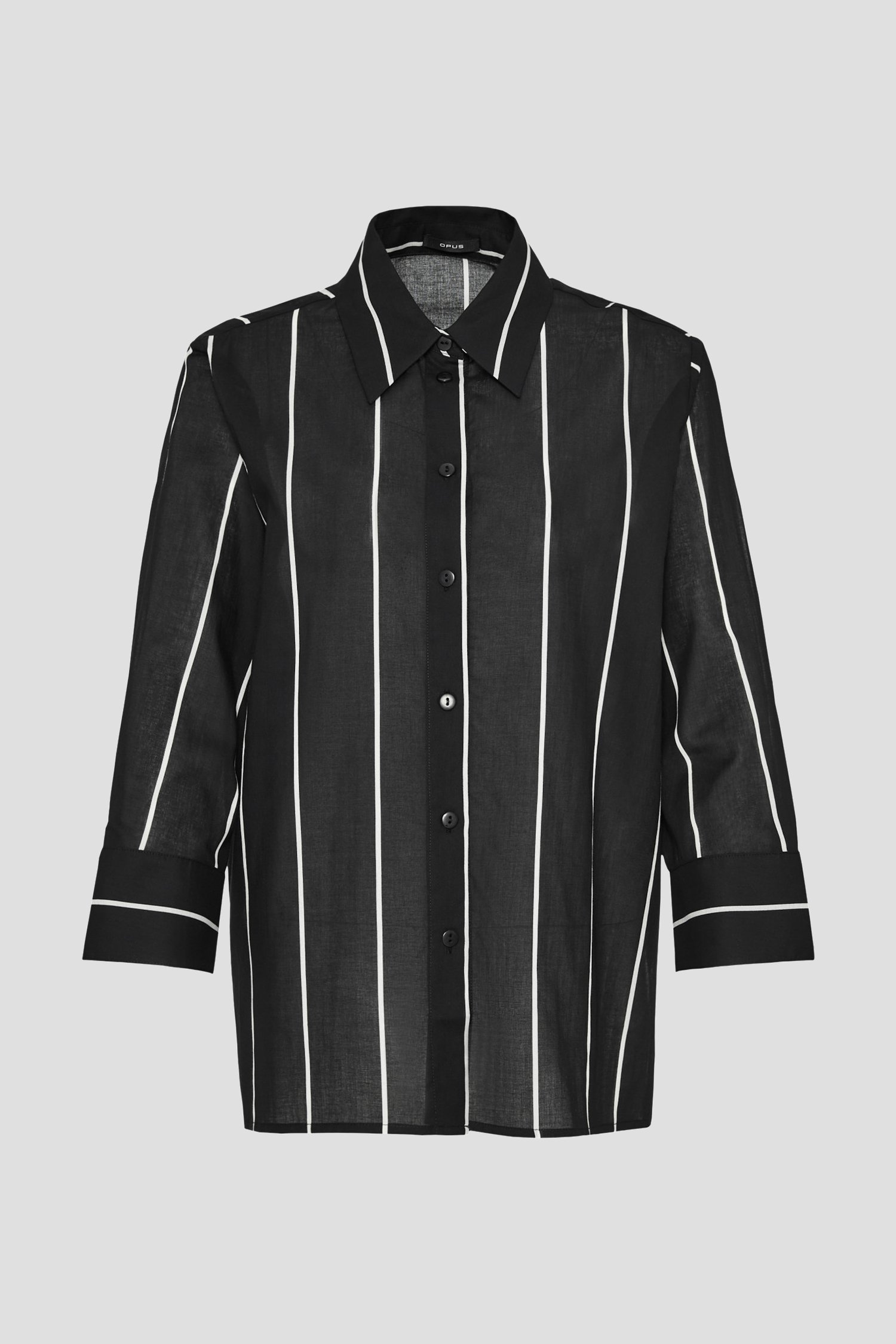 Trunk bibliotheek over chirurg Fijne, zwart-wit gestreepte blouse van Opus | 9904104 | e5